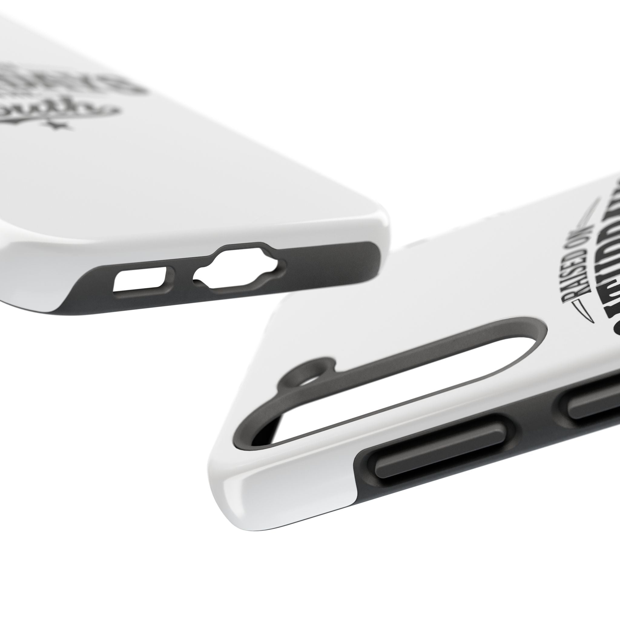 Raised On Saturdays In The South Phone Case-(white)