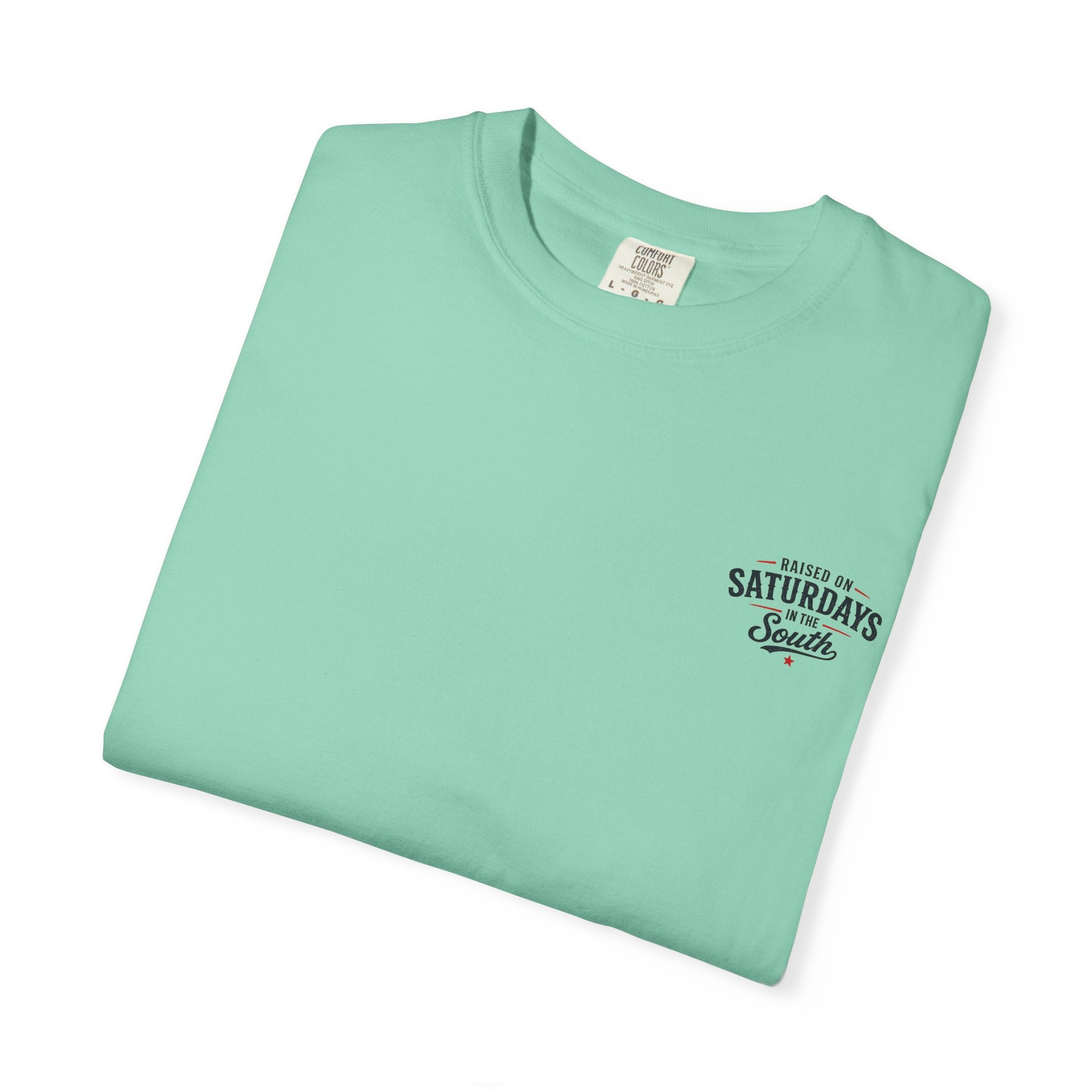 Raised On Saturdays In The South T-Shirt- 4th Of July lake Day