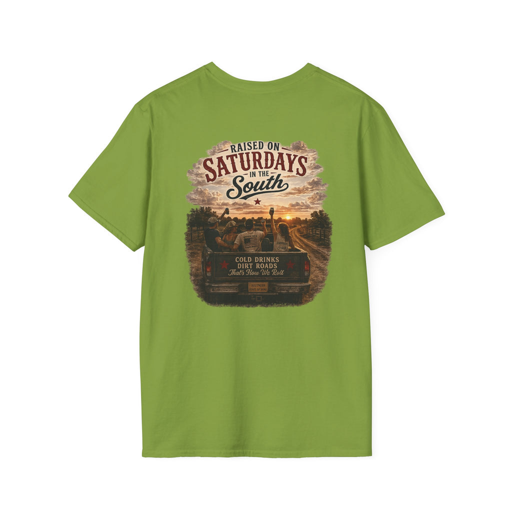 Raised On Saturdays In The South Vintage T-Shirt- Good Riding Buddies