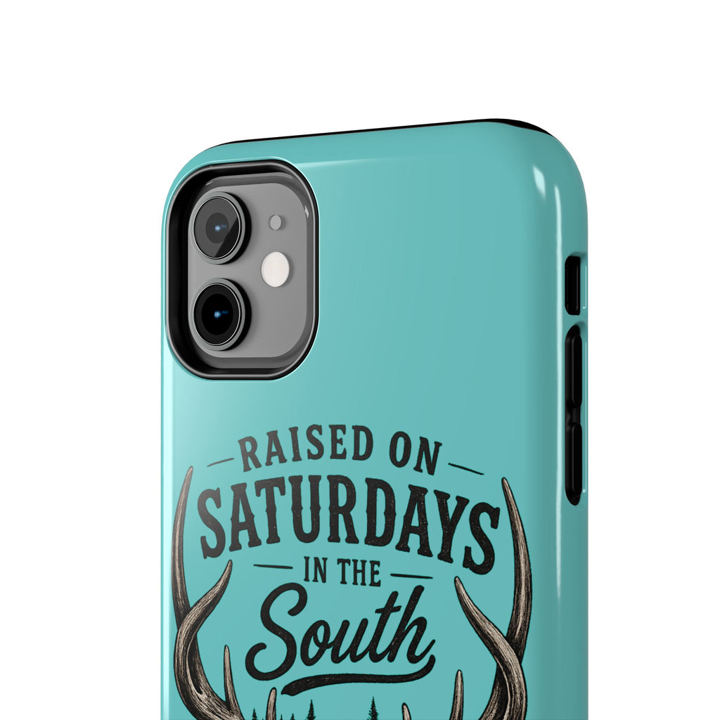 The Spreads Runs Deep In The Woods Phone Case-(blue)