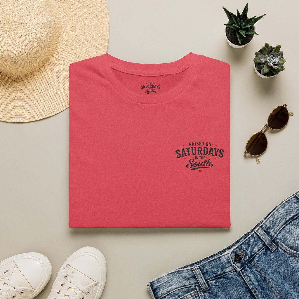 "Raised On Saturdays In The South" Vintage T-Shirt-Saturdays Are Made For Fishin