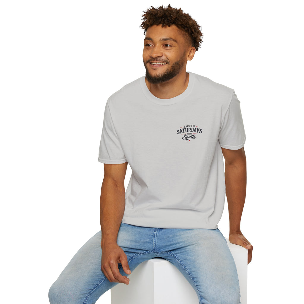 "Raised On Saturdays In The South" Vintage T-Shirt-Saturdays Are Made For Fishin