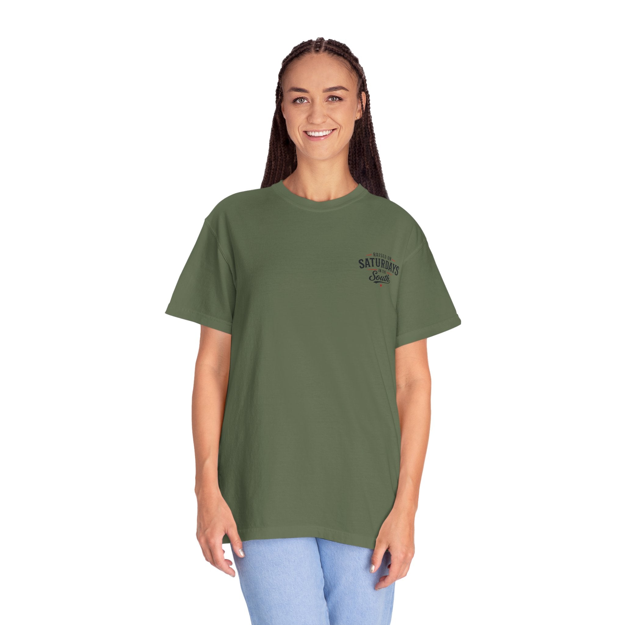 Raised On Saturdays In The South T-Shirt — Saturdays Are Made For Fishin