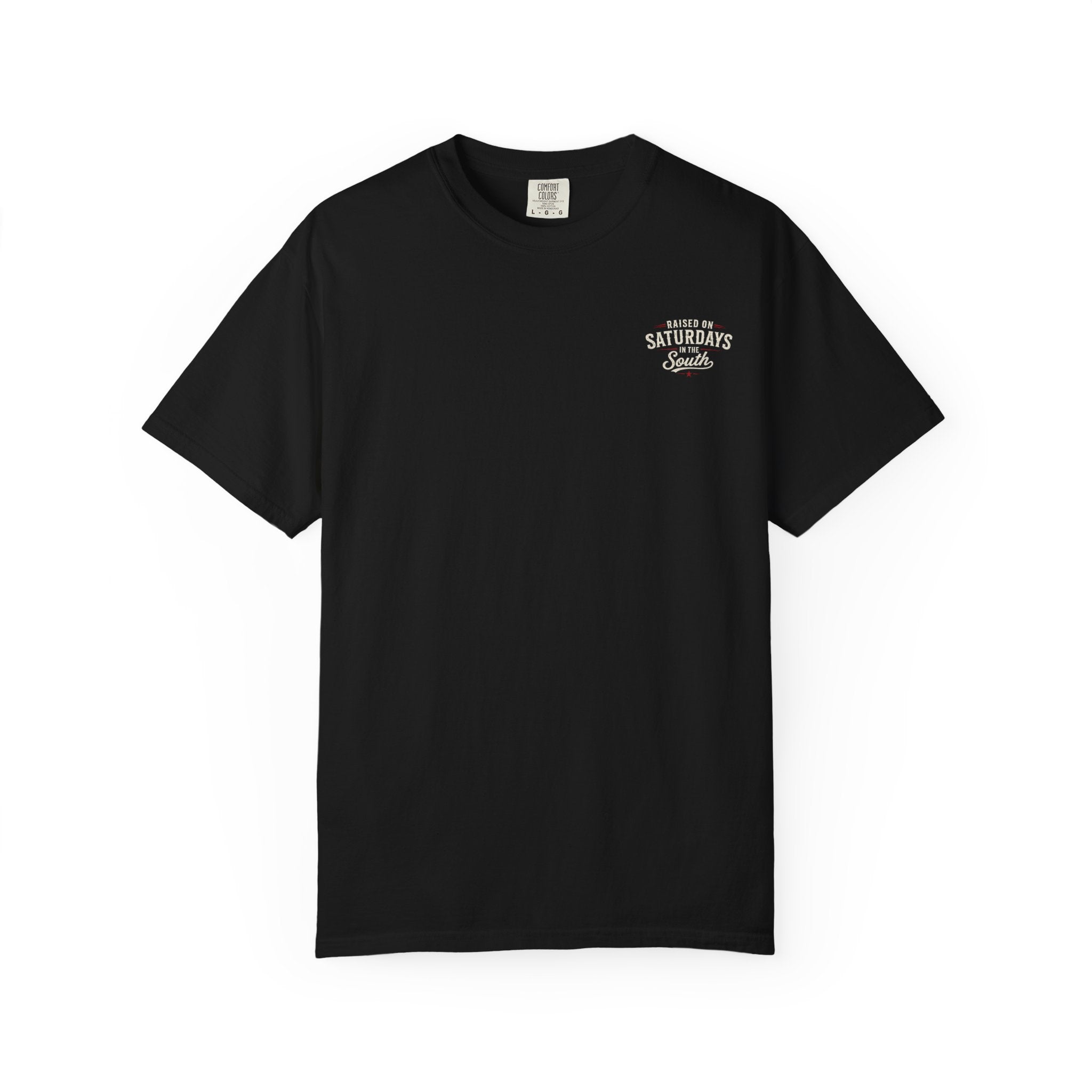 Raised On Saturdays In The South T-Shirt — Relaxing Saturday Morning In The Mountains