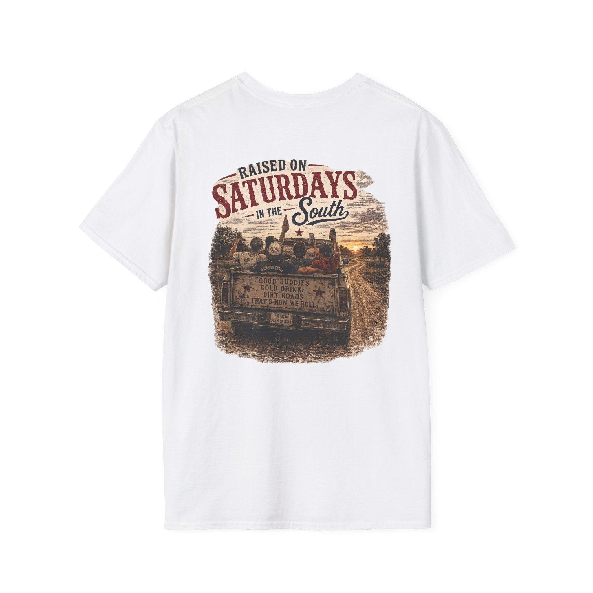 Raised On Saturdays In The South Vintage T-Shirt - Good Riding Buddies