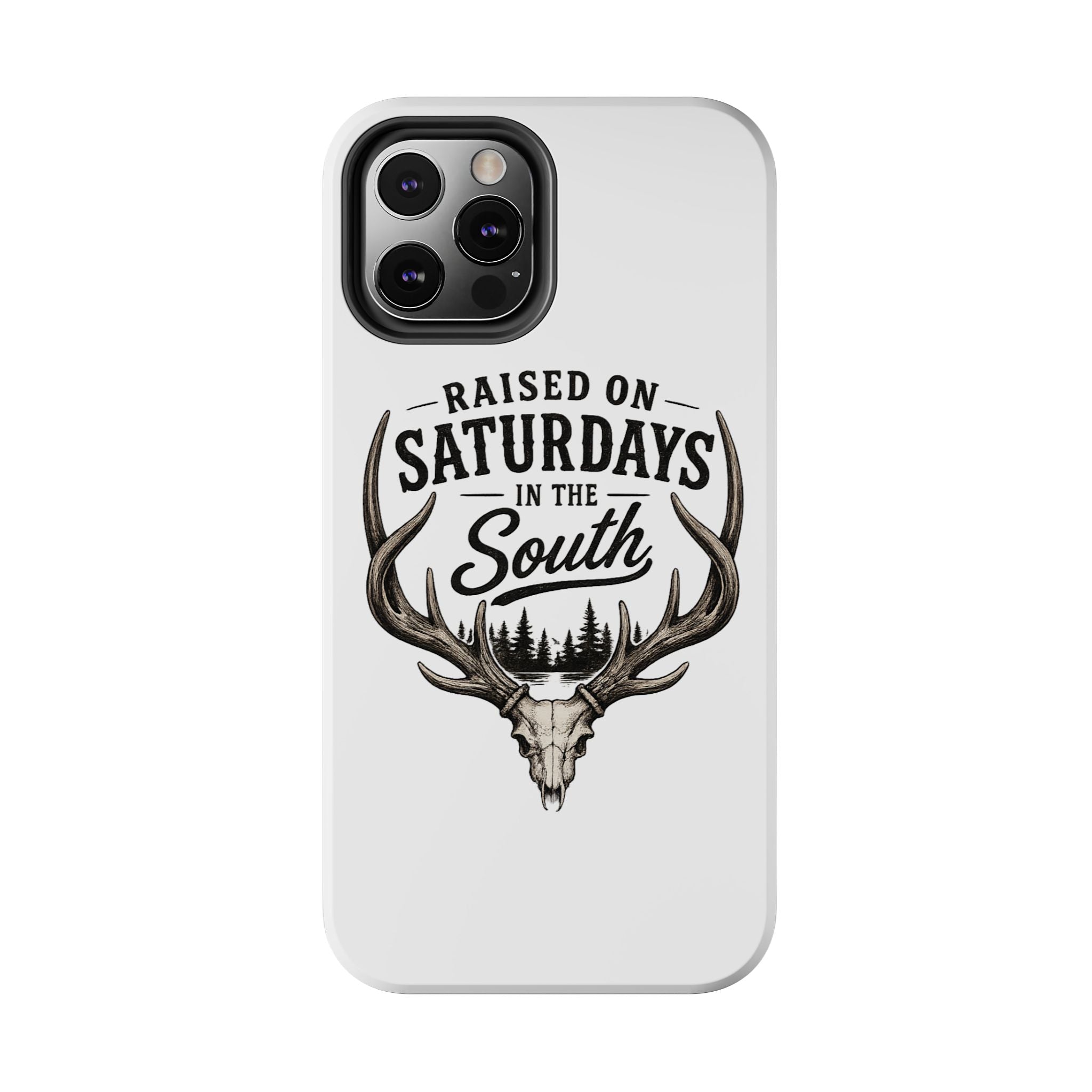 The Spreads Runs Deep In The Woods Phone Case-(white)