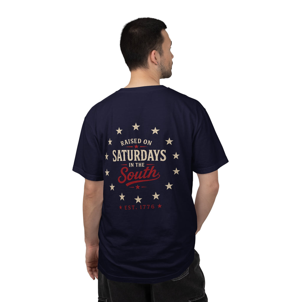 Raised On Saturdays In The South T-Shirt — Southern Freedom-4th Of July Collection