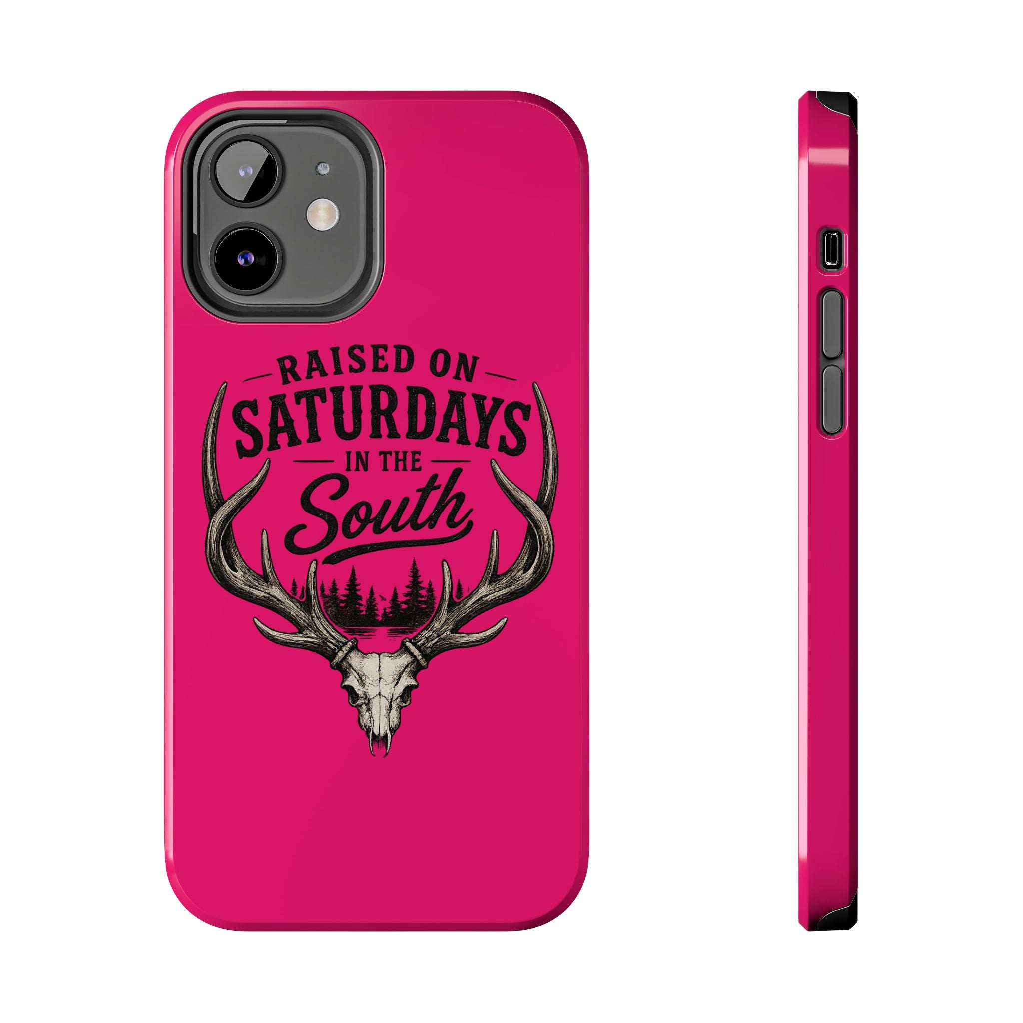 The Spreads Runs Deep In The Woods Phone Case-(pink)