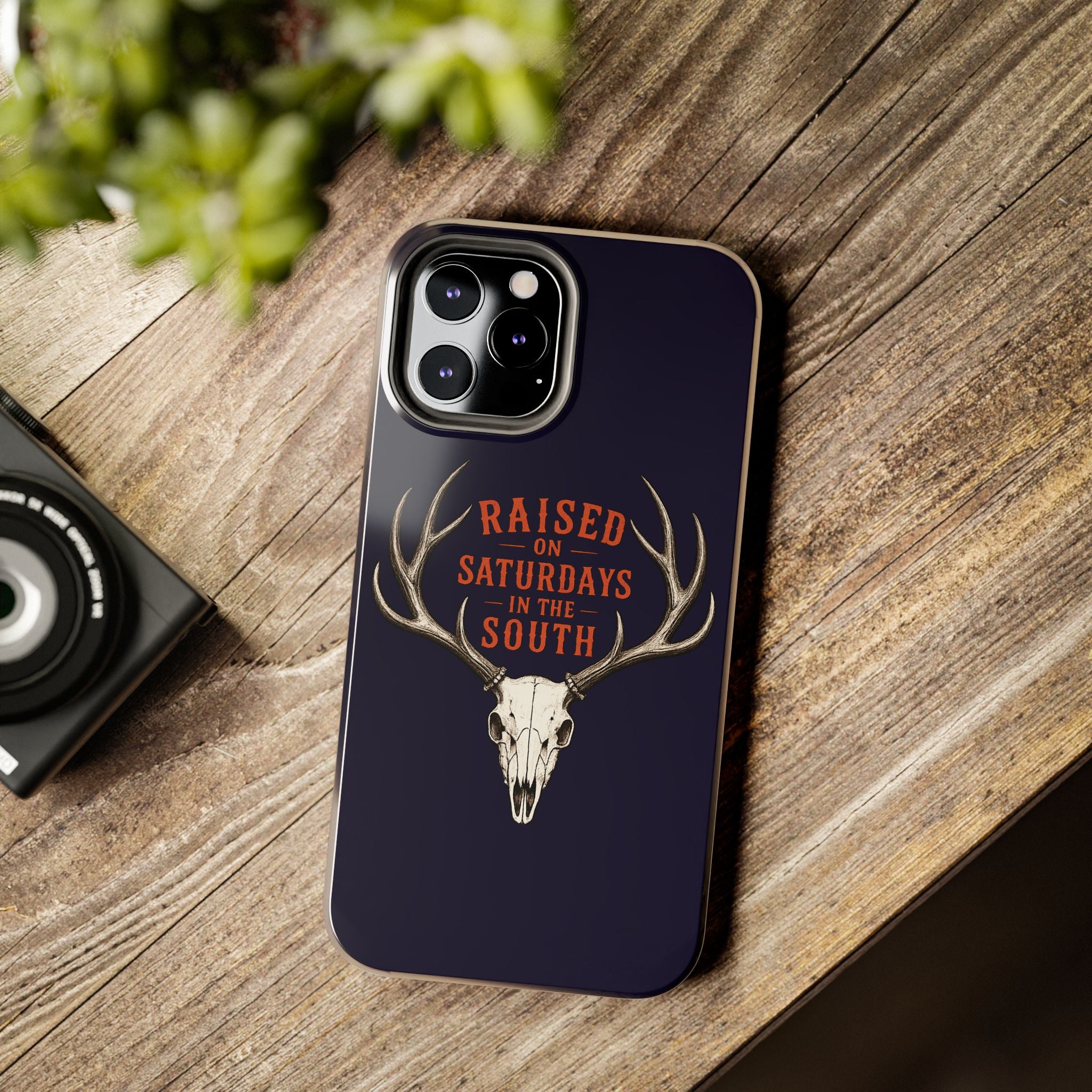 The Spreads Runs Deep In The Woods Phone Case-(blue)