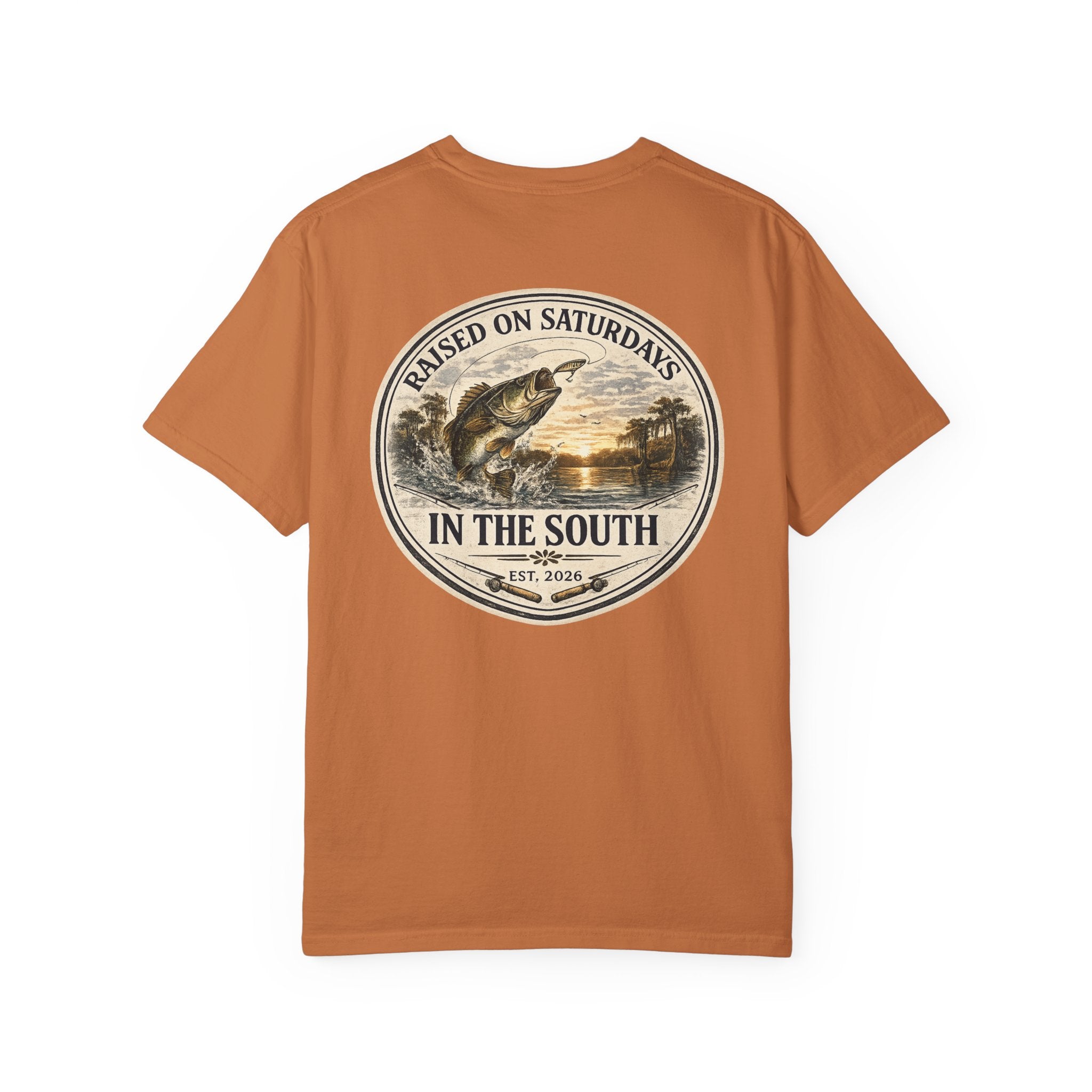 Raised On Saturdays In The South Classic T-Shirt- Fishin Season