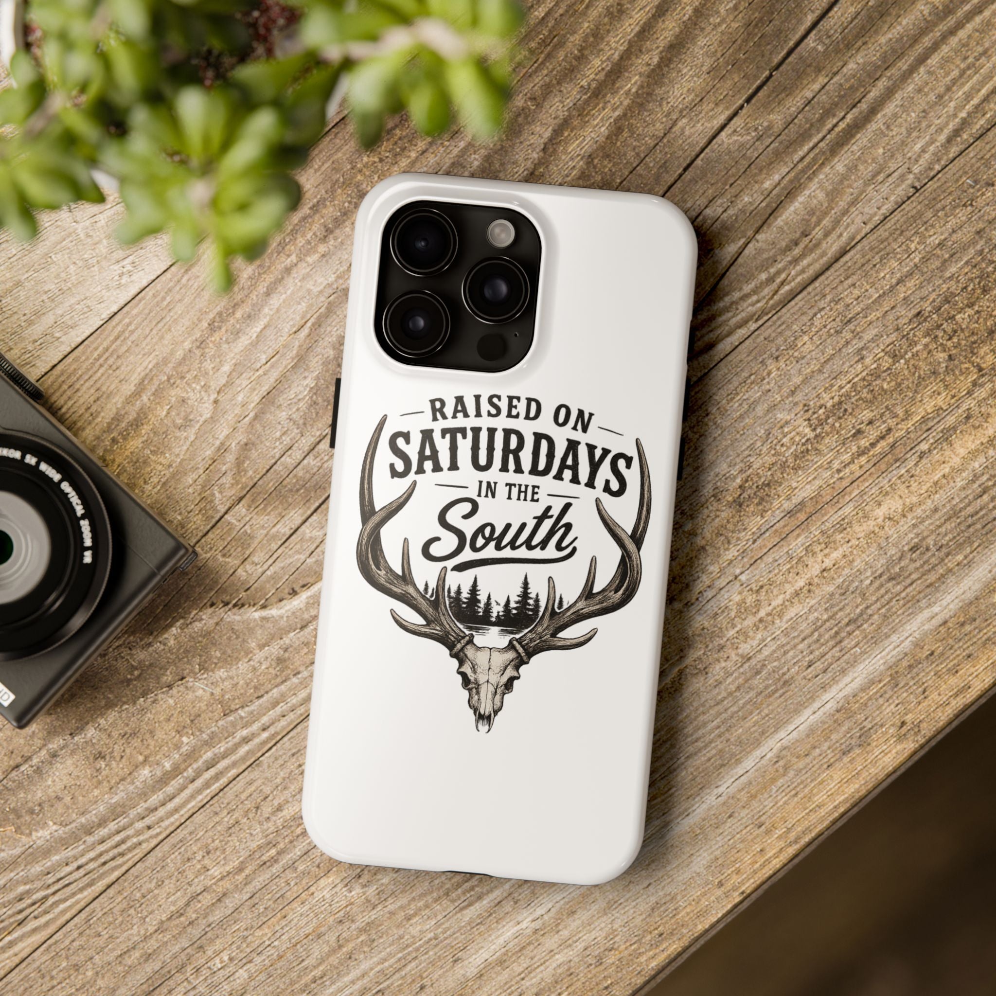 The Spreads Runs Deep In The Woods Phone Case-(white)