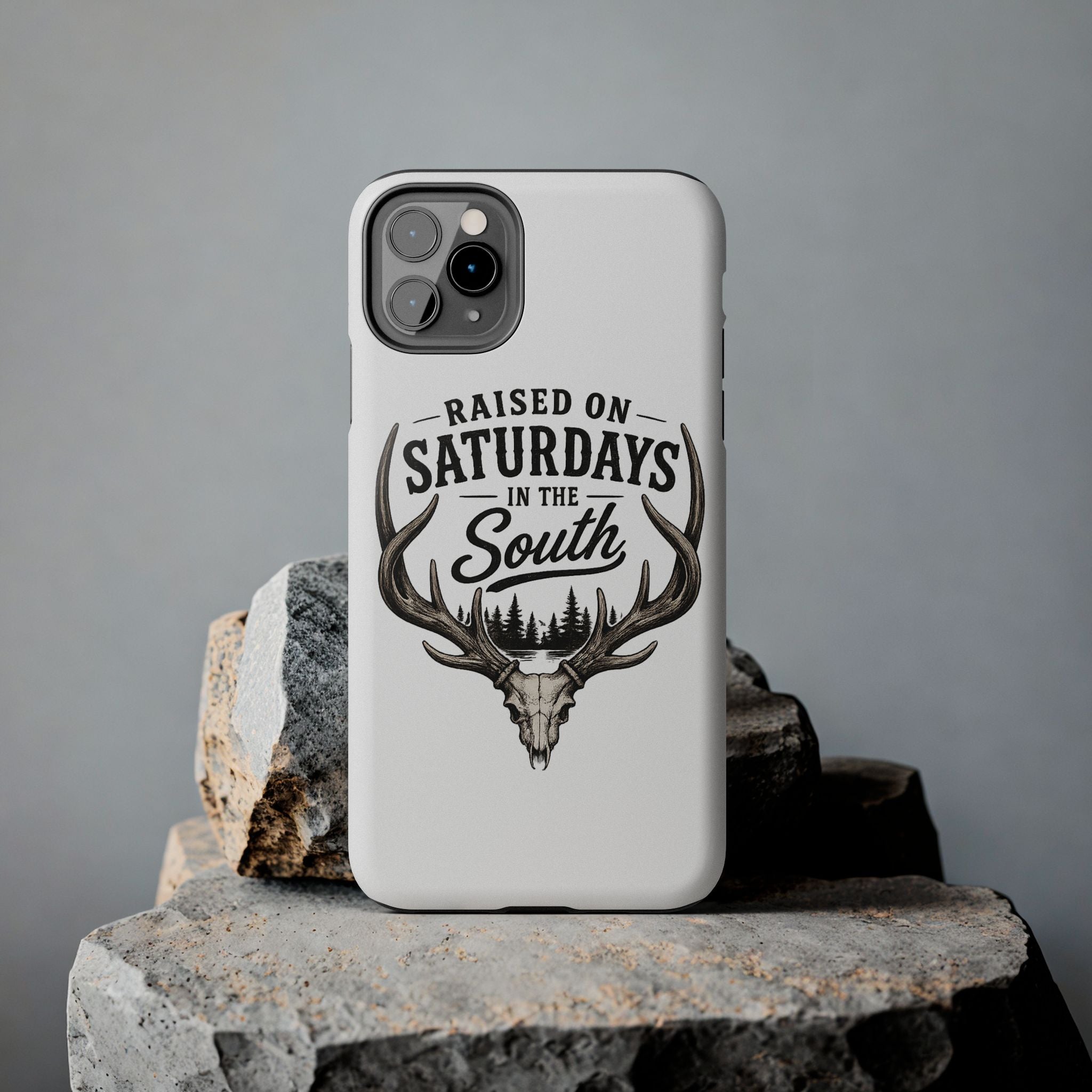The Spreads Runs Deep In The Woods Phone Case-(white)