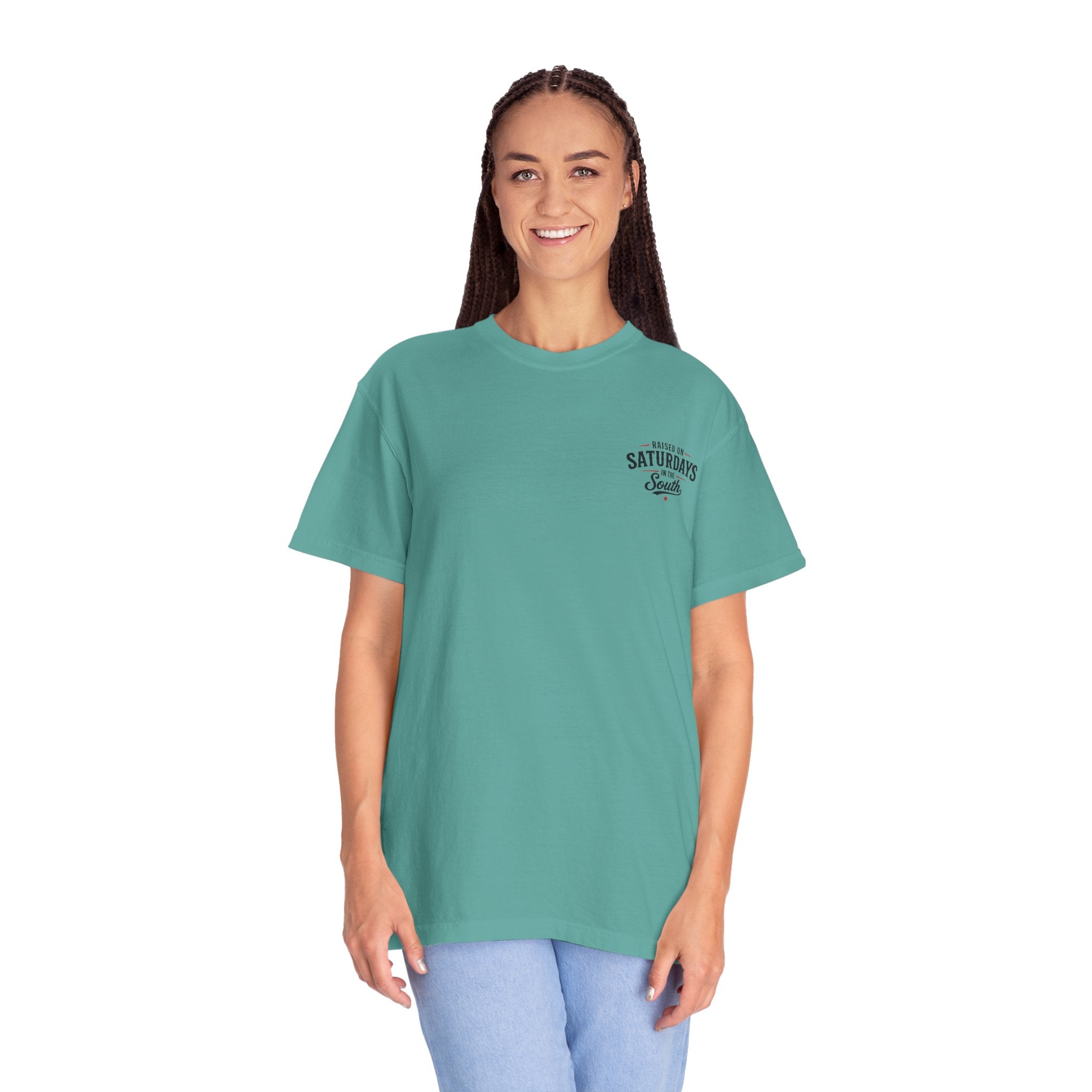 Raised On Saturdays In The South T-Shirt — Saturdays Are Made For Fishin