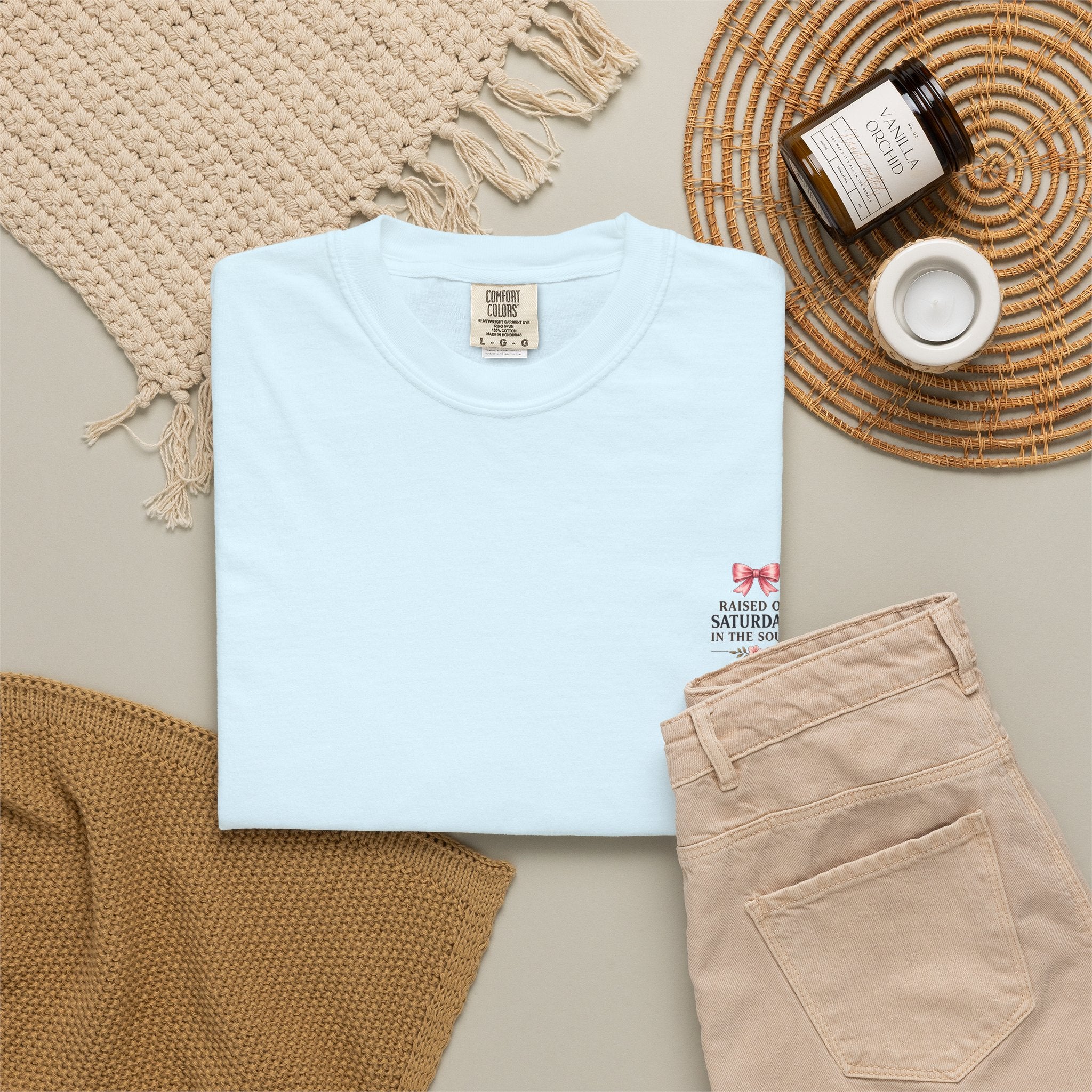 Raised On Saturdays In The South T-shirt
