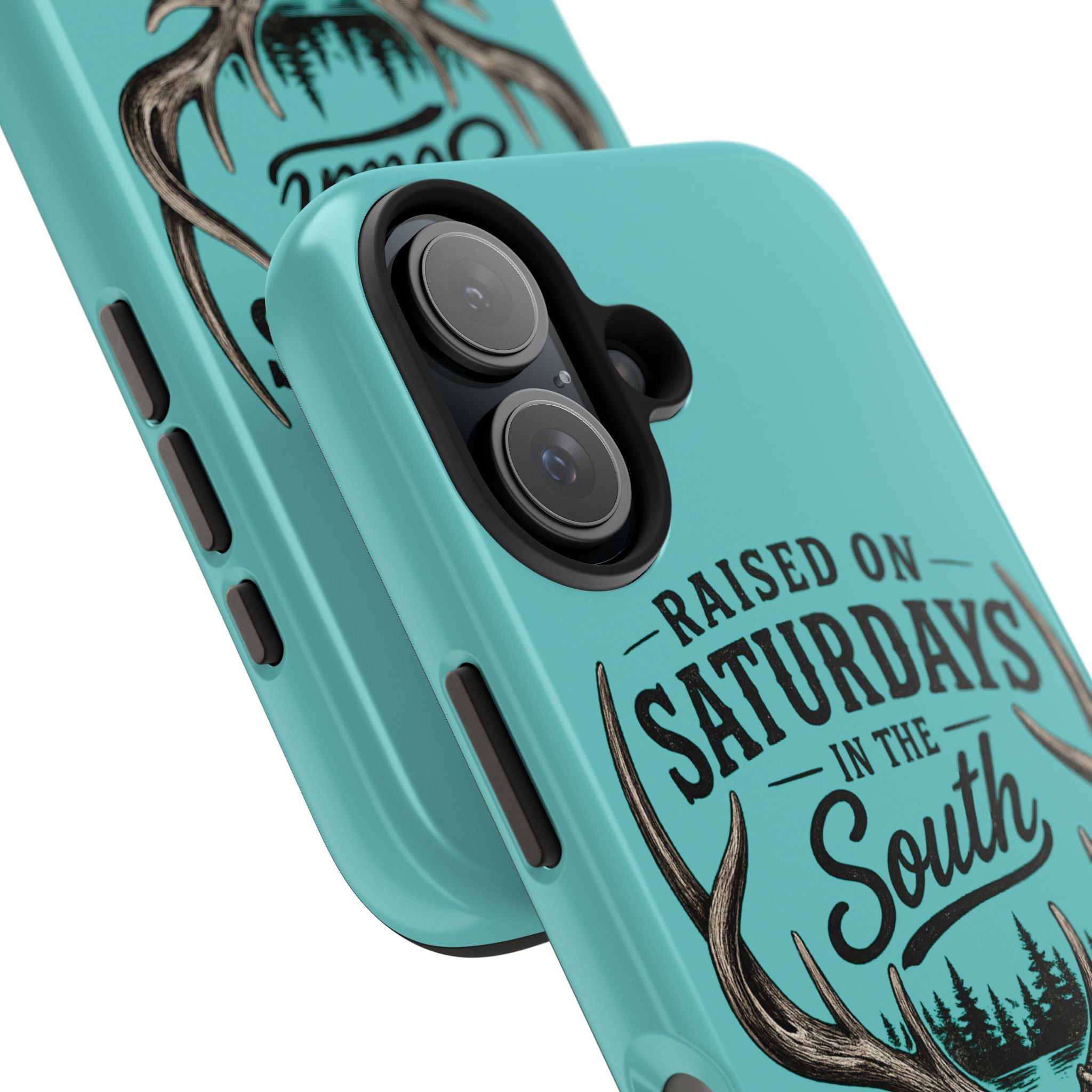 The Spreads Runs Deep In The Woods Phone Case-(blue)
