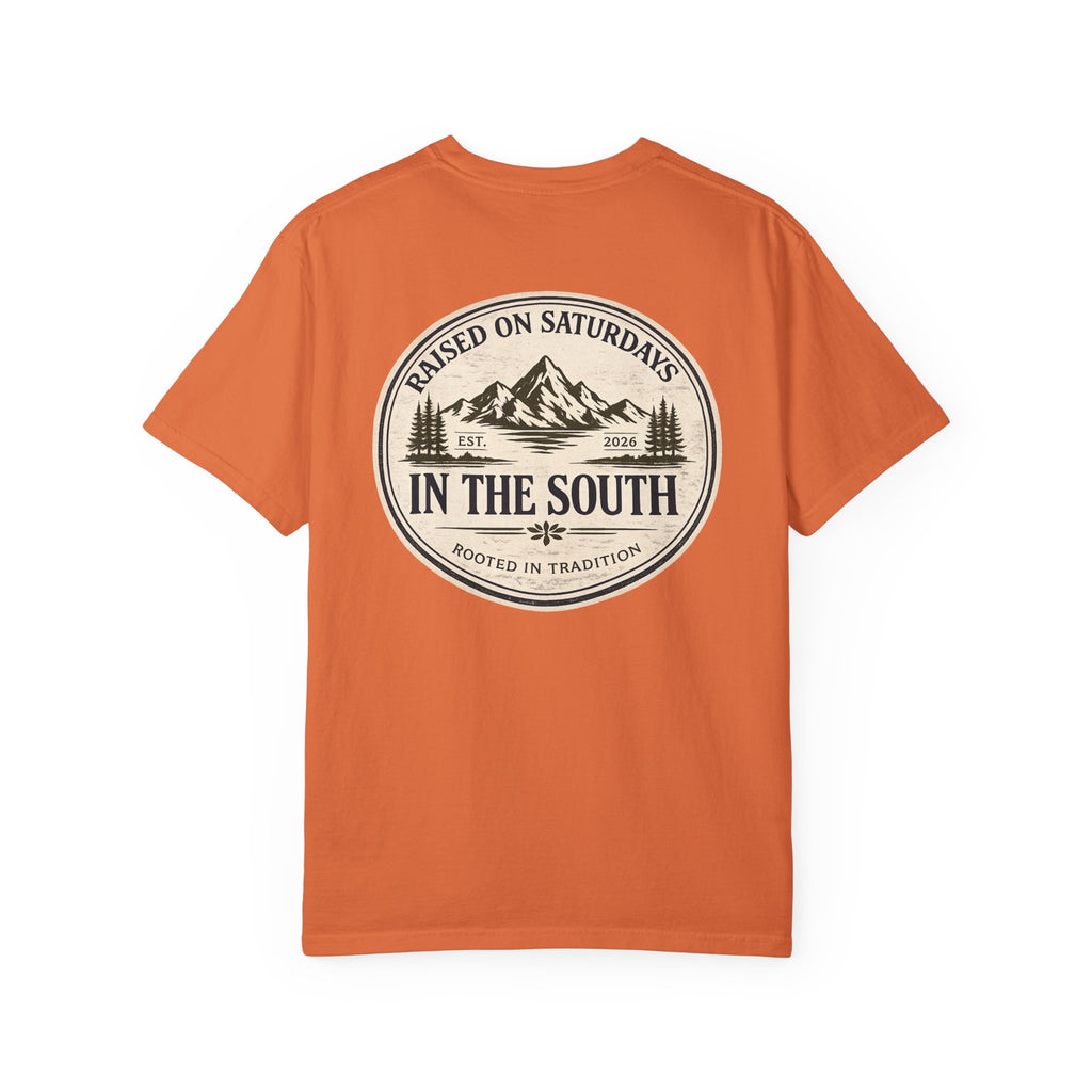 Raised On Saturdays In The South Classic T-Shirt-Mountain Seasons