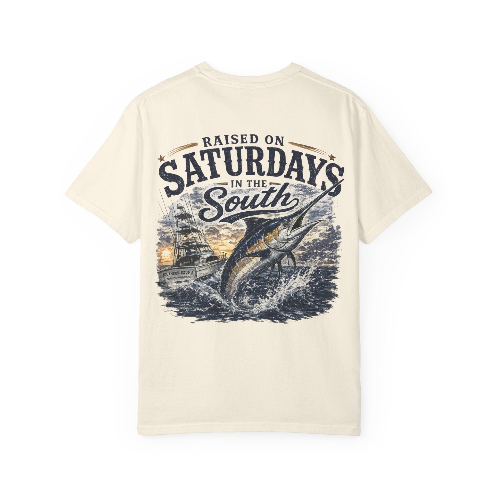 Raised On Saturdays In The South T-Shirt-Deep Sea Saturdays