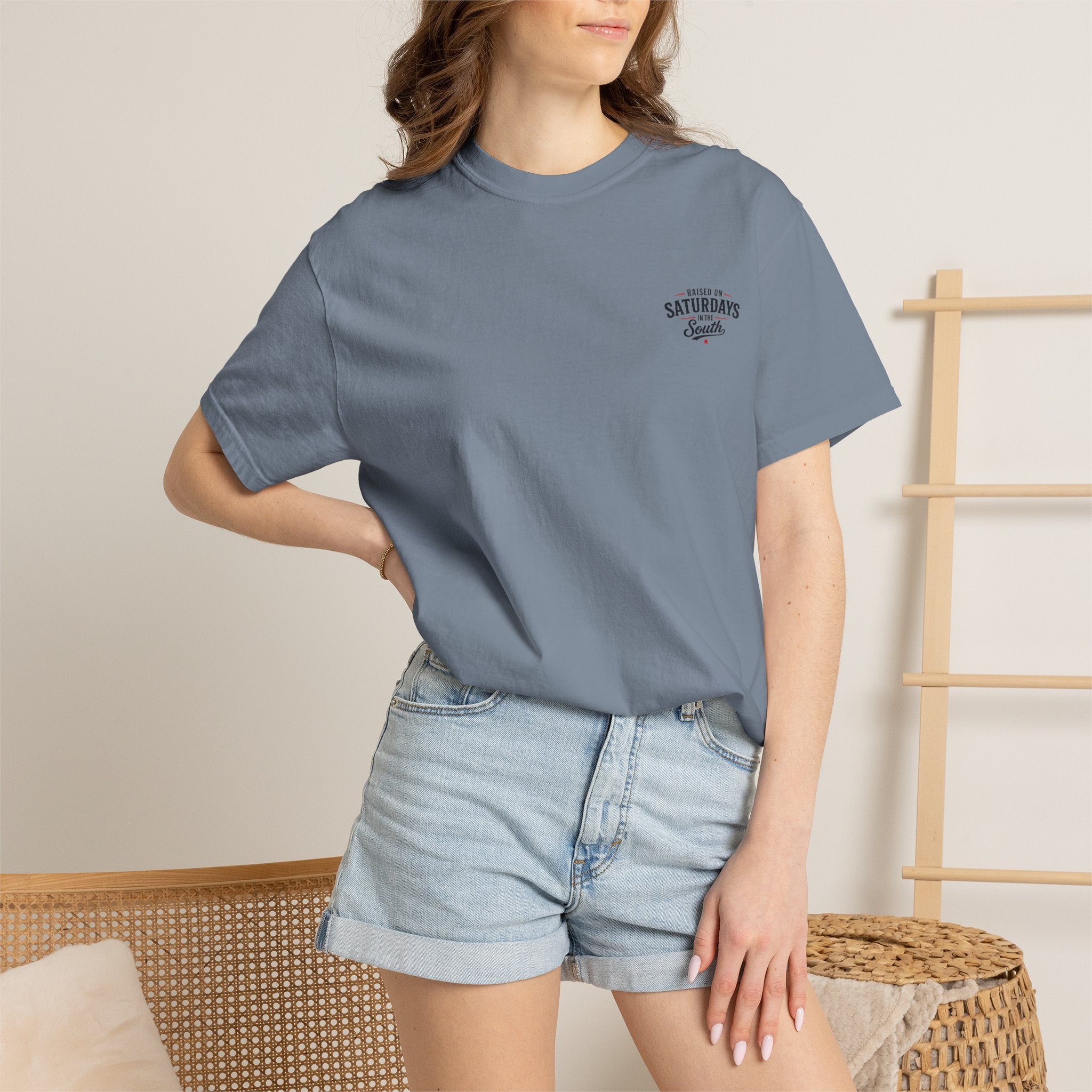 Raised On Saturdays In The South T-Shirt- 4th Of July lake Day