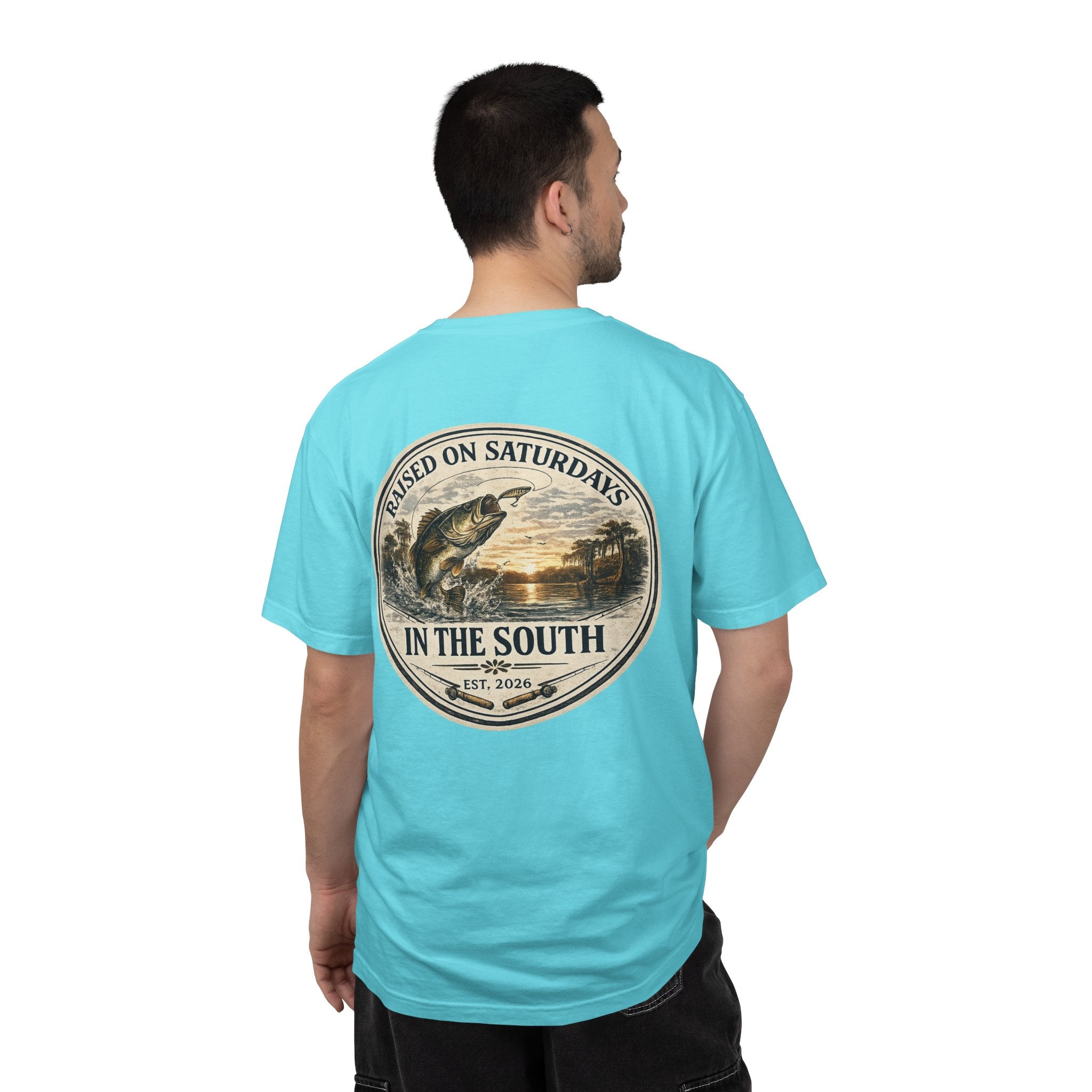 Raised On Saturdays In The South Classic T-Shirt- Fishin Season