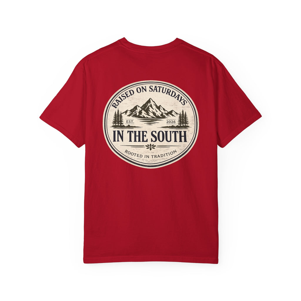 Raised On Saturdays In The South Classic T-Shirt-Mountain Seasons