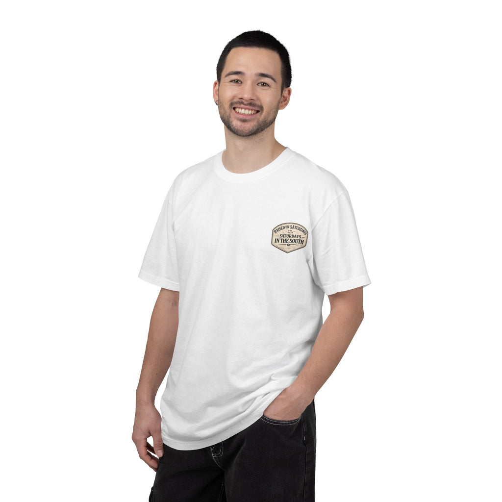 Raised On Saturdays In The South Classic T-Shirt-Mountain Seasons