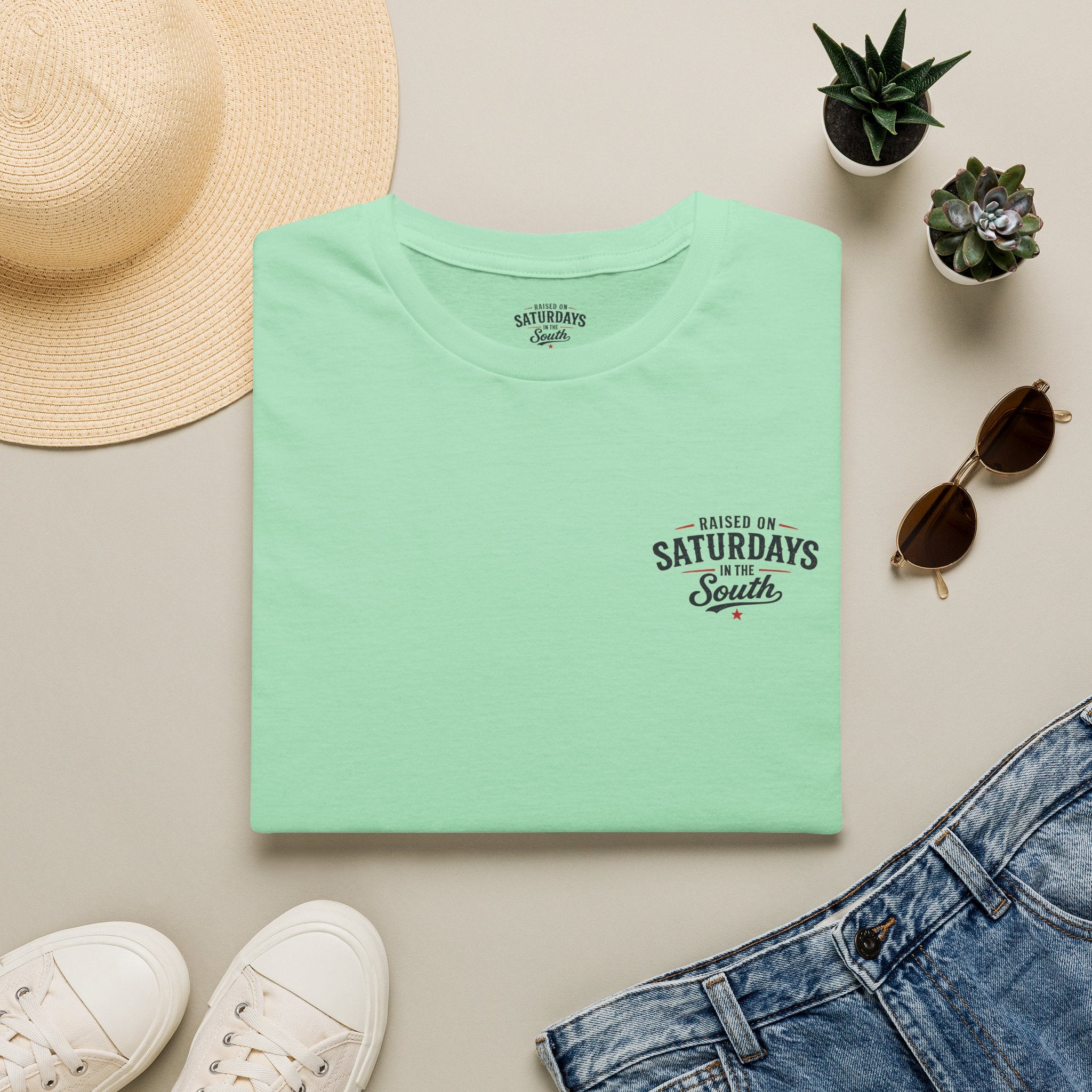 Raised On Saturdays In The South Vintage T-Shirt- Good Riding Buddies