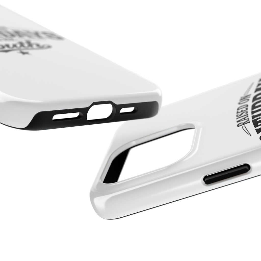 Raised On Saturdays In The South Phone Case-(white)