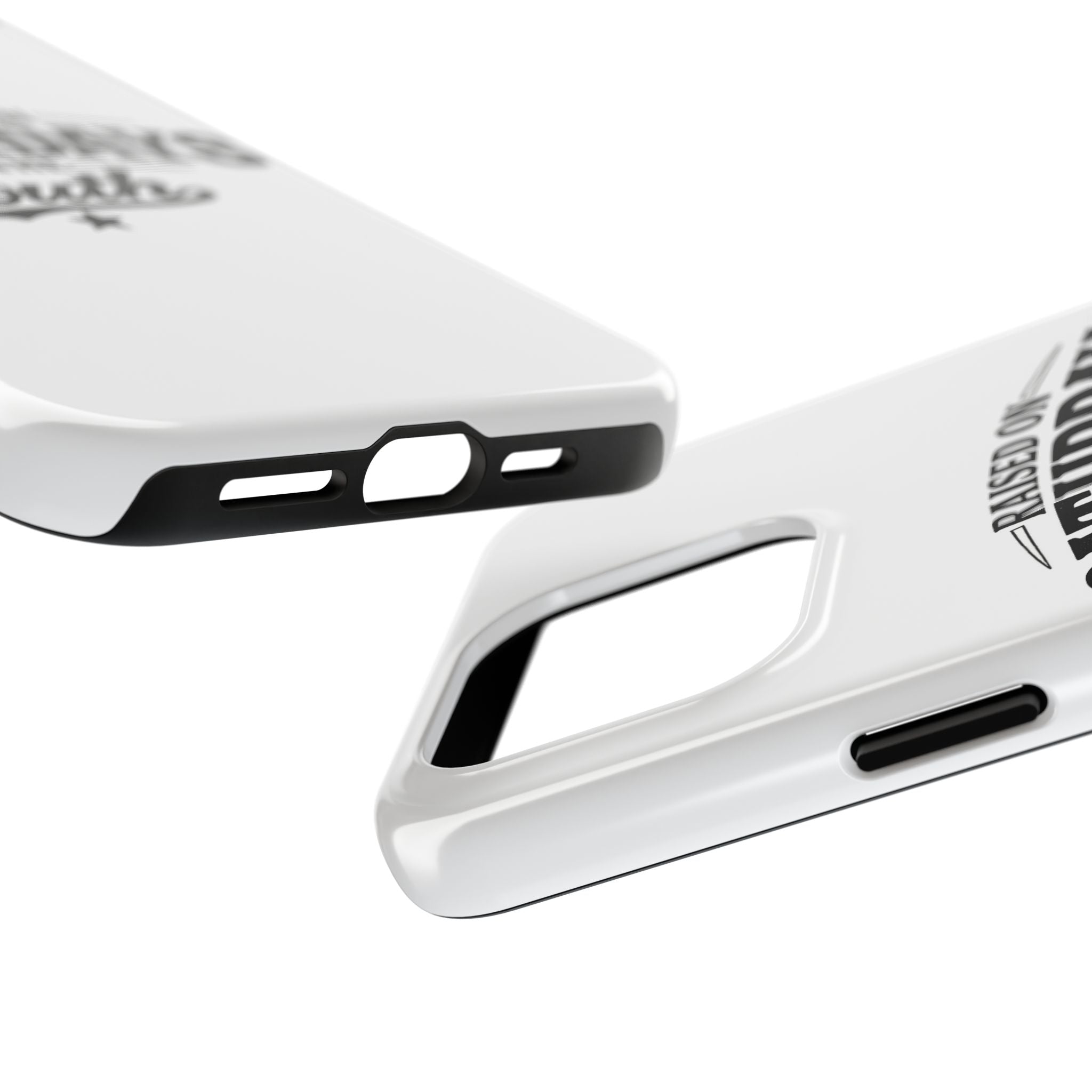 Raised On Saturdays In The South Phone Case-(white)
