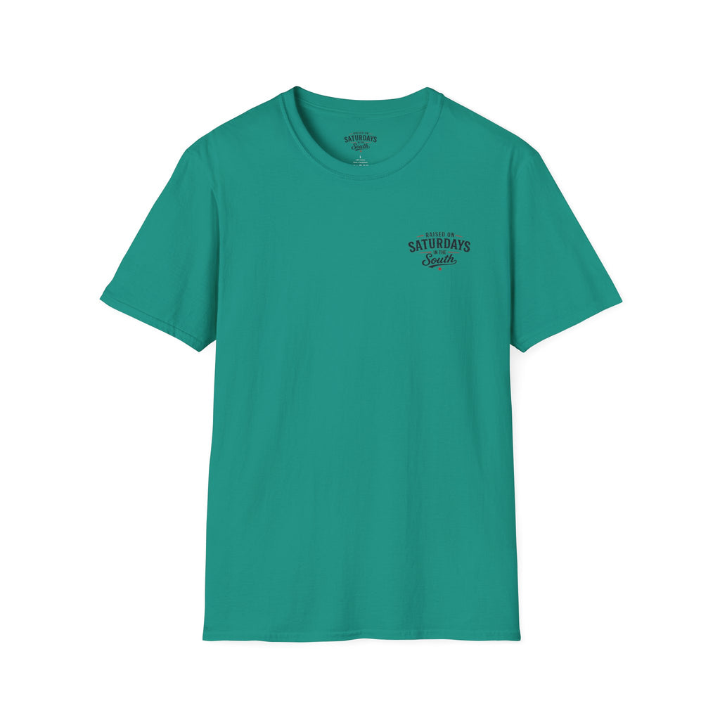 Raised On Saturdays In The South Vintage T-Shirt-Girl Dad Fishing Buddy-Father's Day Collection