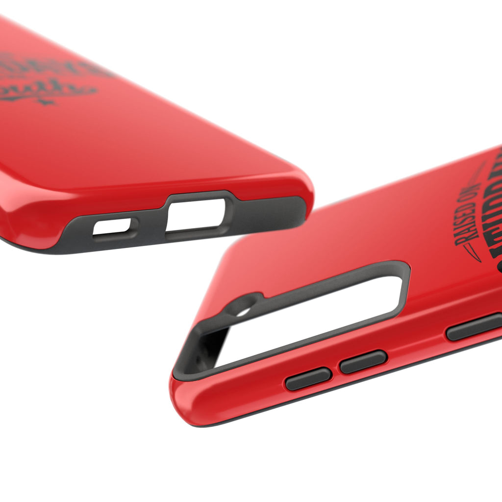 Raised On Saturdays In The South Phone Case-(red)