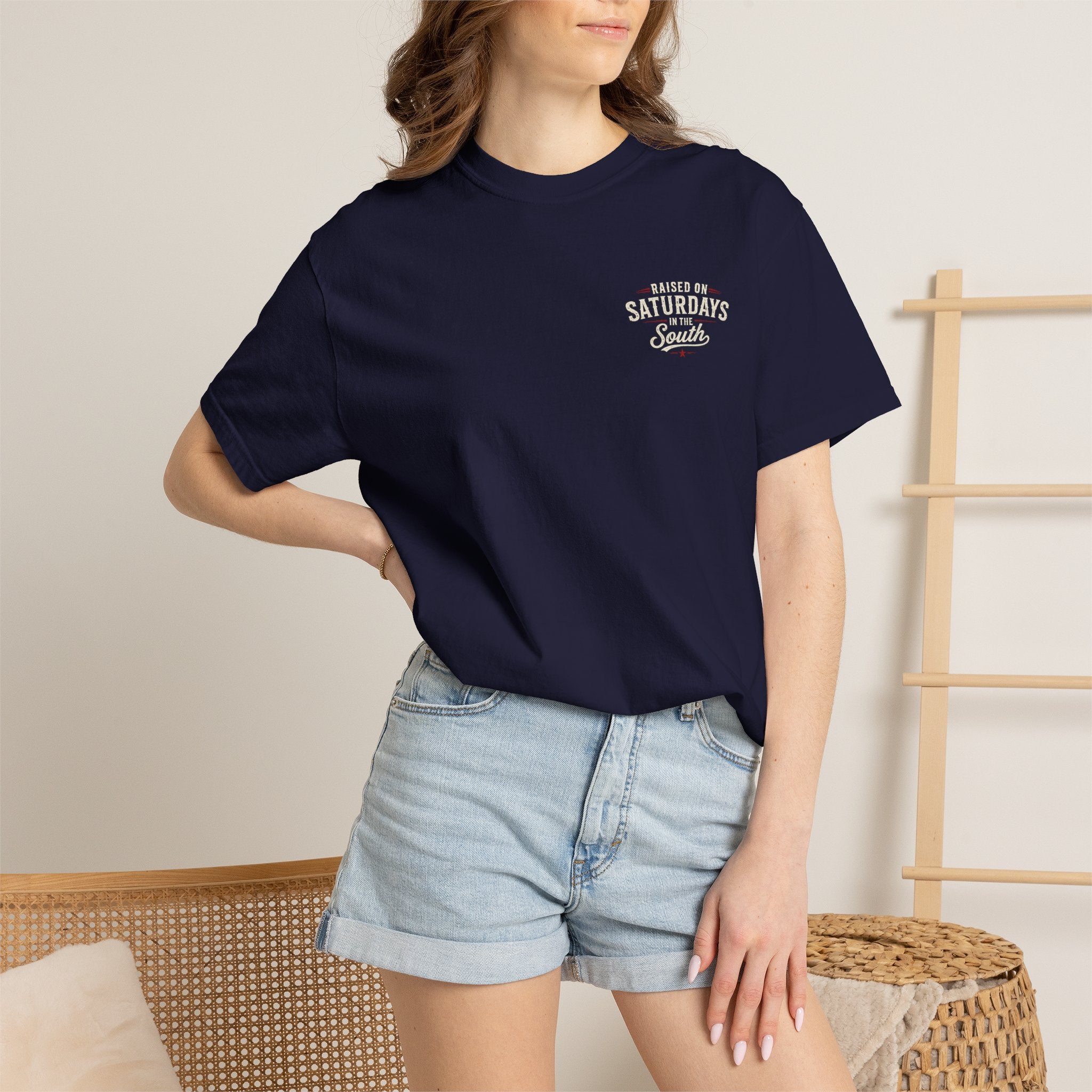 Raised On Saturdays In The South T-Shirt- Mud Park Saturdays