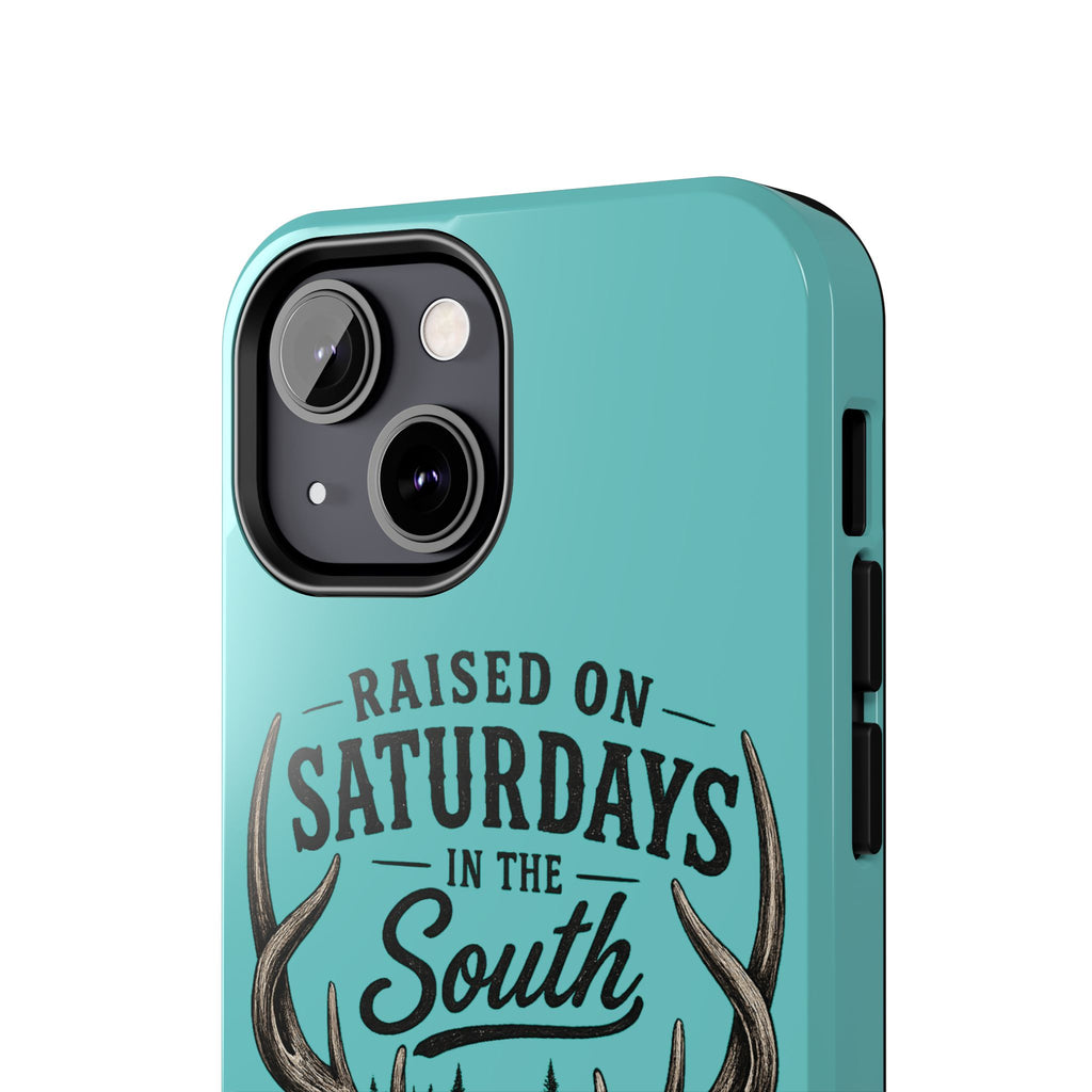 The Spreads Runs Deep In The Woods Phone Case-(blue)