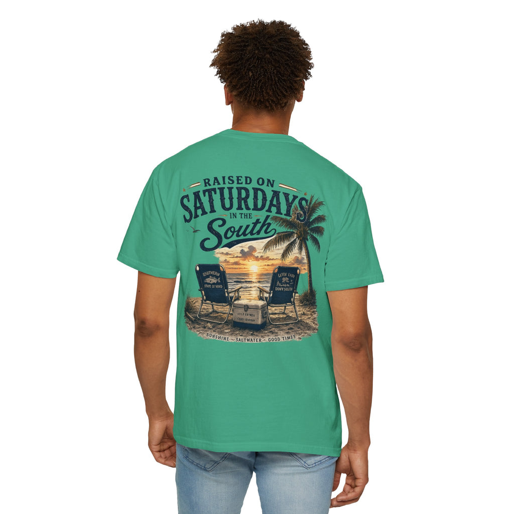 Raised On Saturdays In The South T-Shirt — Beachin It On Summer Saturdays