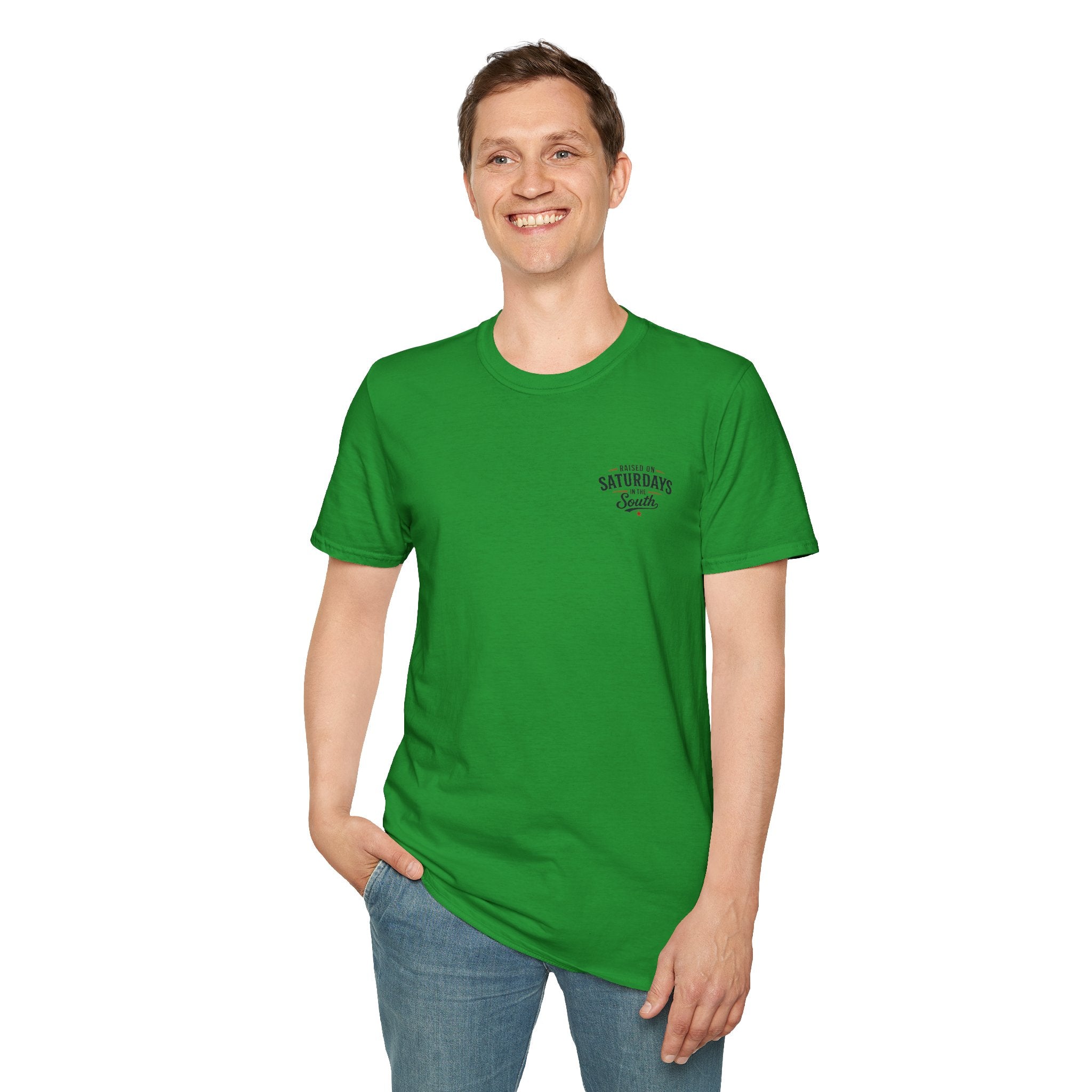 Raised On Saturdays In The South Vintage T-Shirt-Girl Dad Fishing Buddy-Father's Day Collection