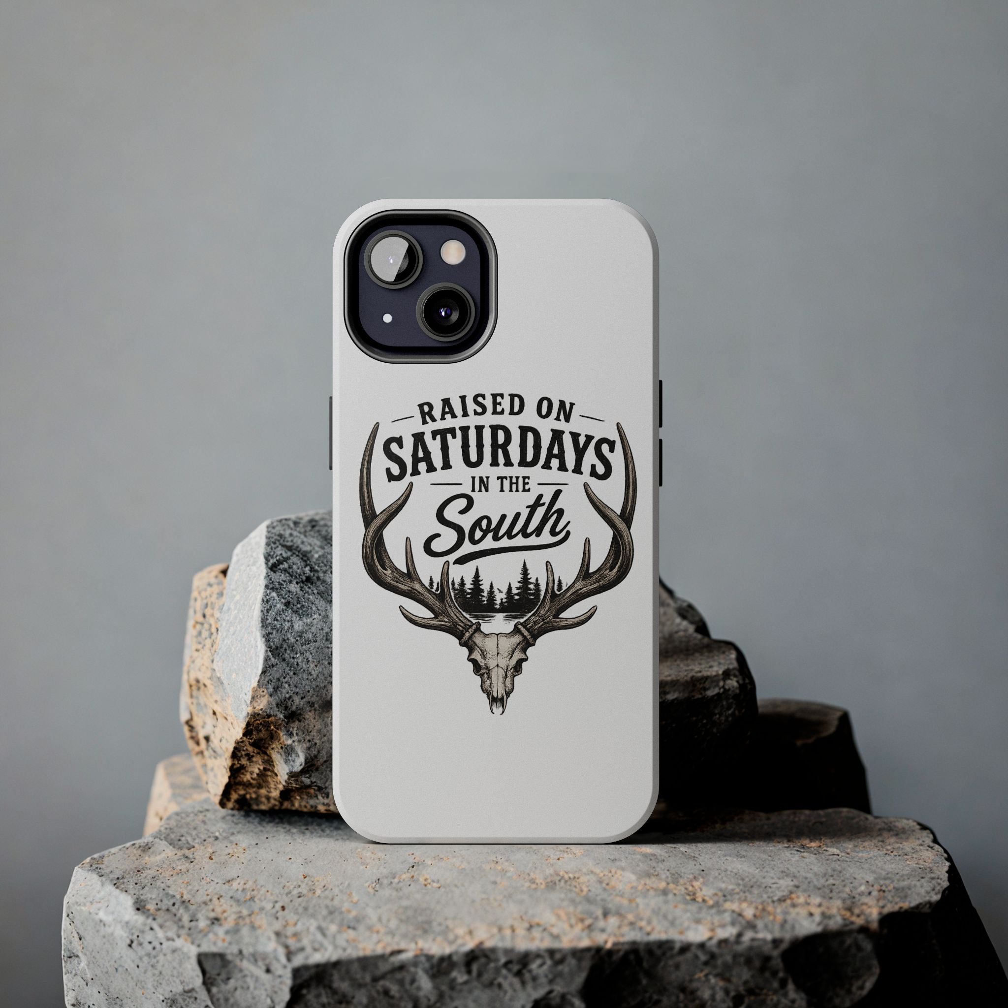 The Spreads Runs Deep In The Woods Phone Case-(white)