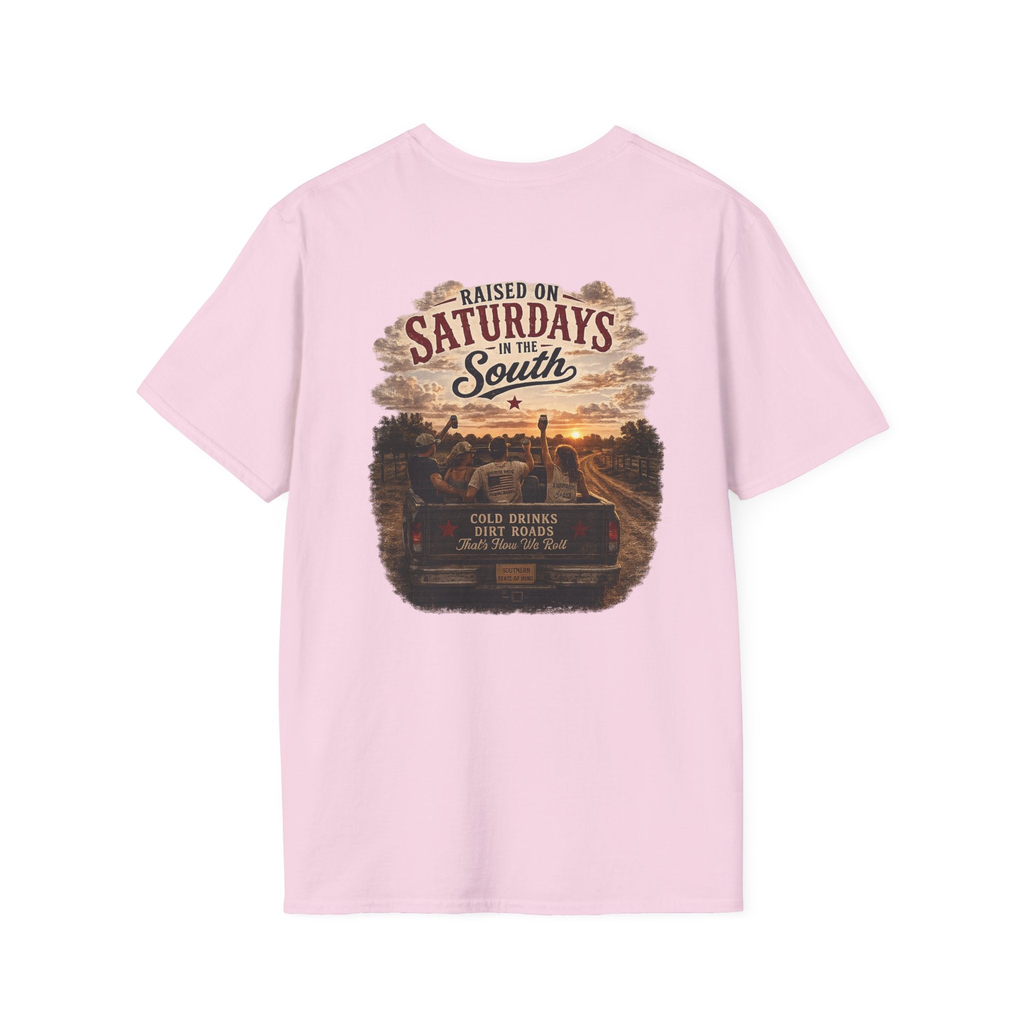Raised On Saturdays In The South Vintage T-Shirt- Good Riding Buddies