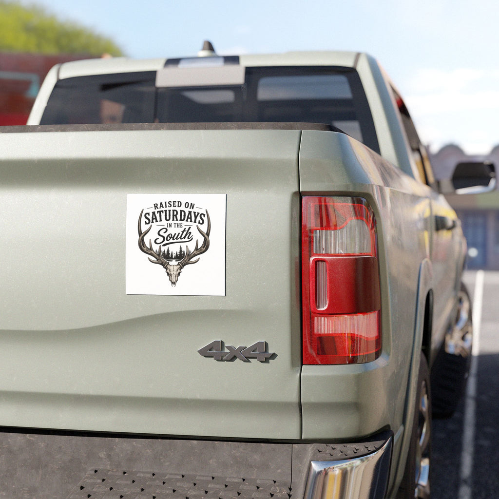 Raised on Saturdays in the South Car Magnet