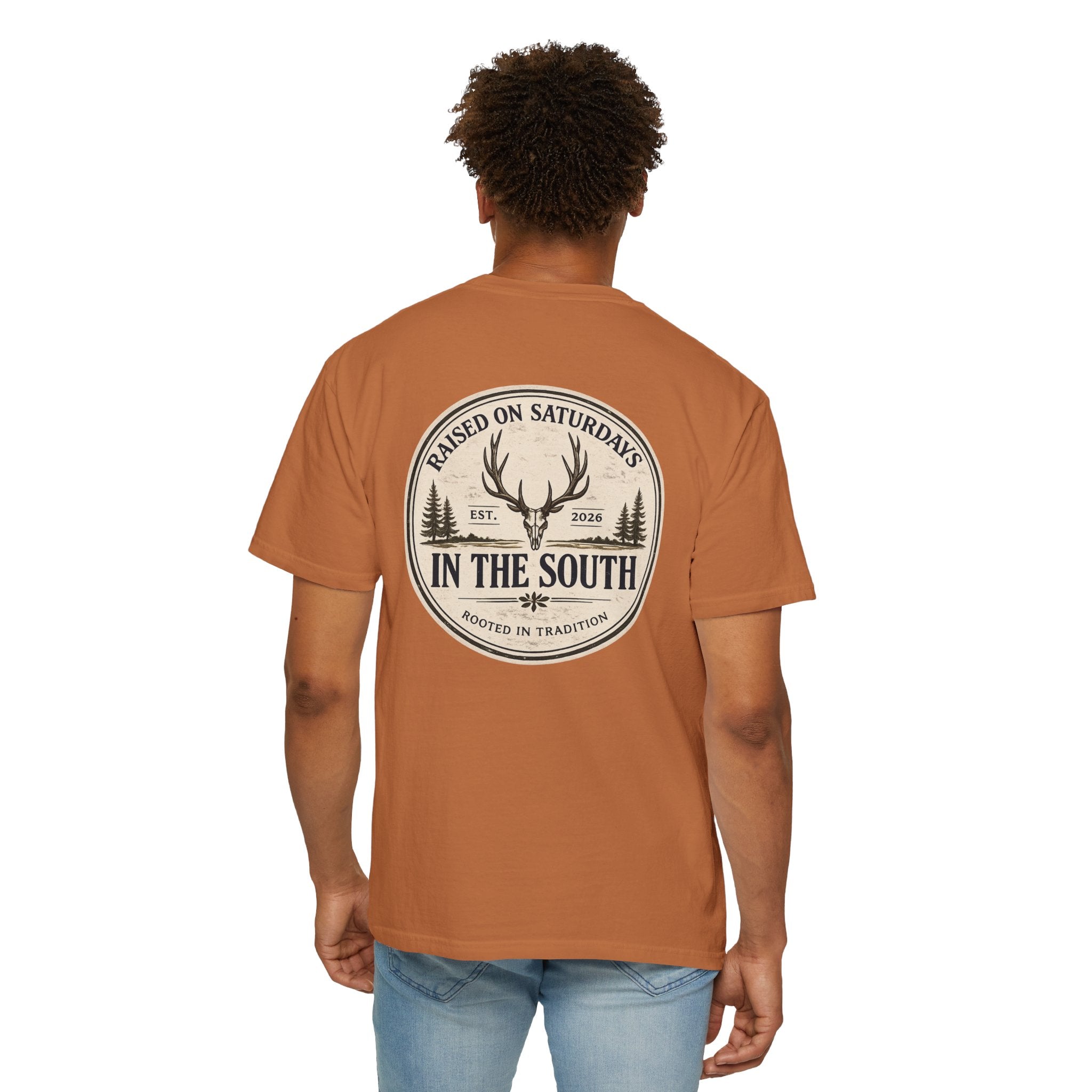 Raised On Saturdays In The South Classic T-Shirt — Deer Season