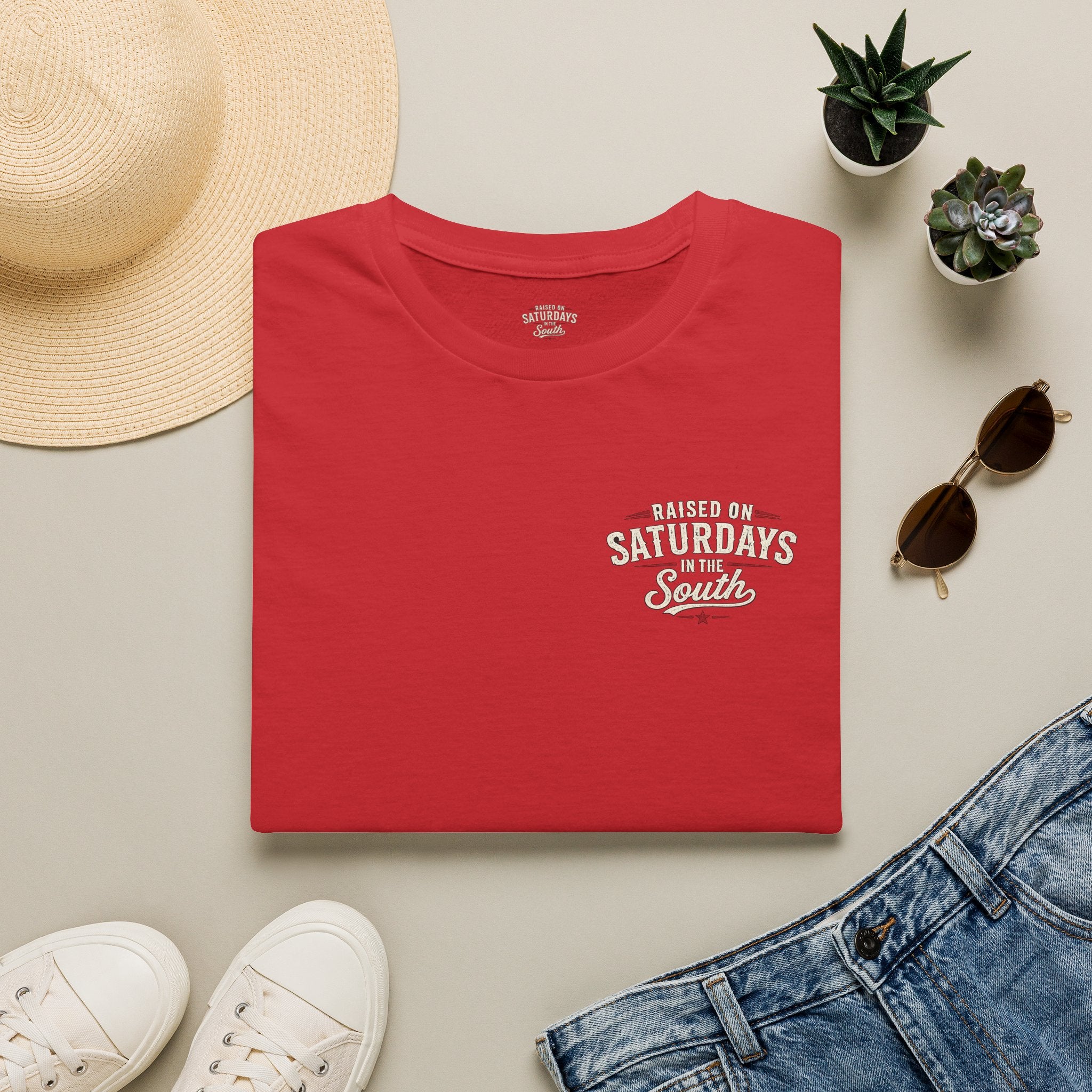 Raised On Saturdays In The South T-Shirt — Father's Day Collection