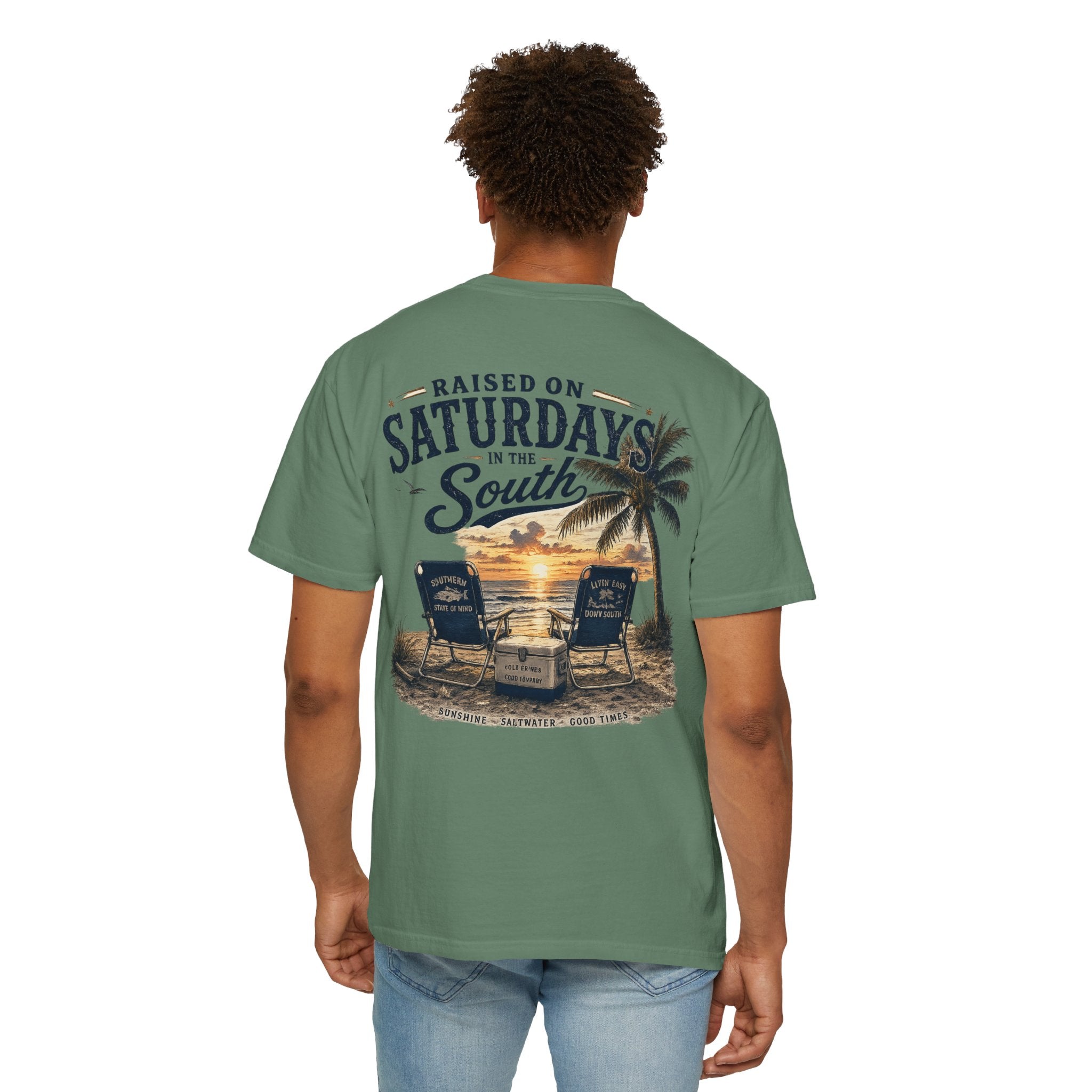 Raised On Saturdays In The South T-Shirt — Beachin It On Summer Saturdays