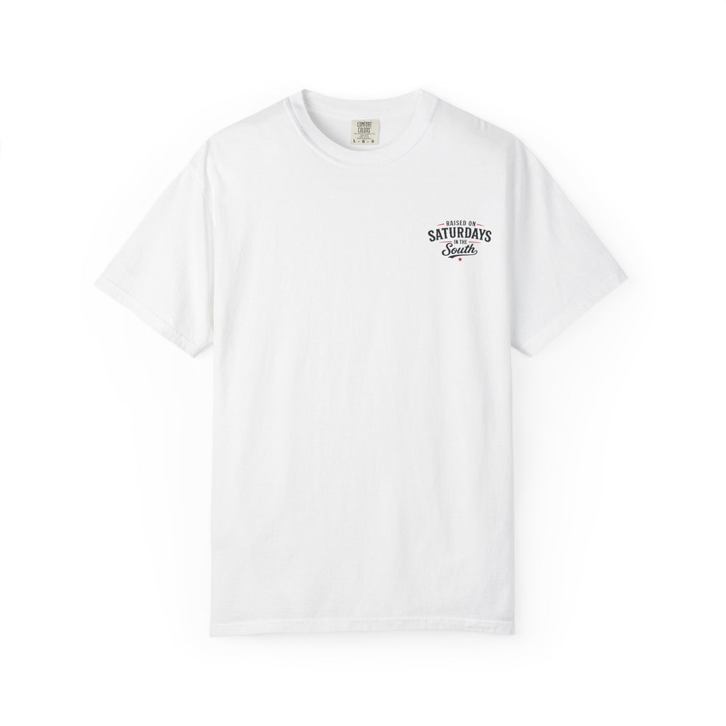 Raised On Saturdays In The South T-Shirt — Circle Of Freedom-4th Of July Collection