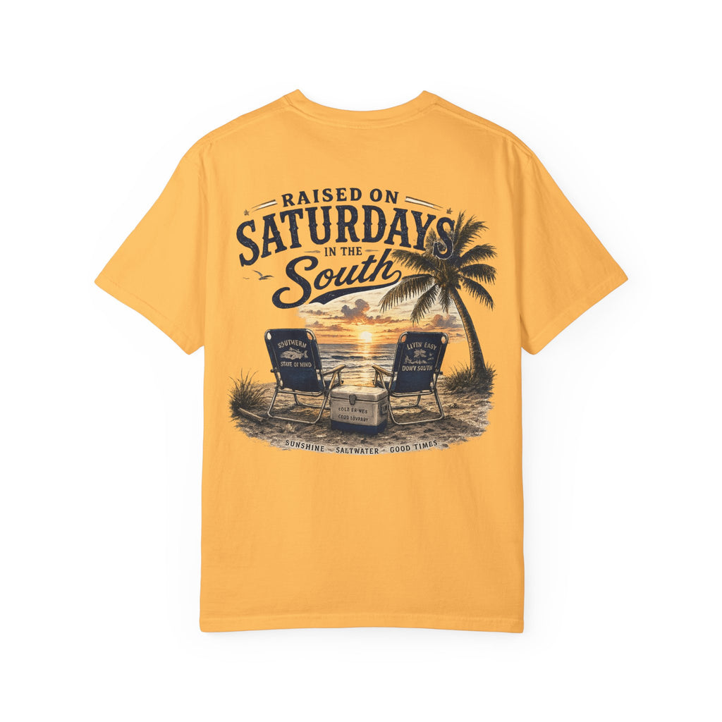 Raised On Saturdays In The South T-Shirt — Beachin It On Summer Saturdays