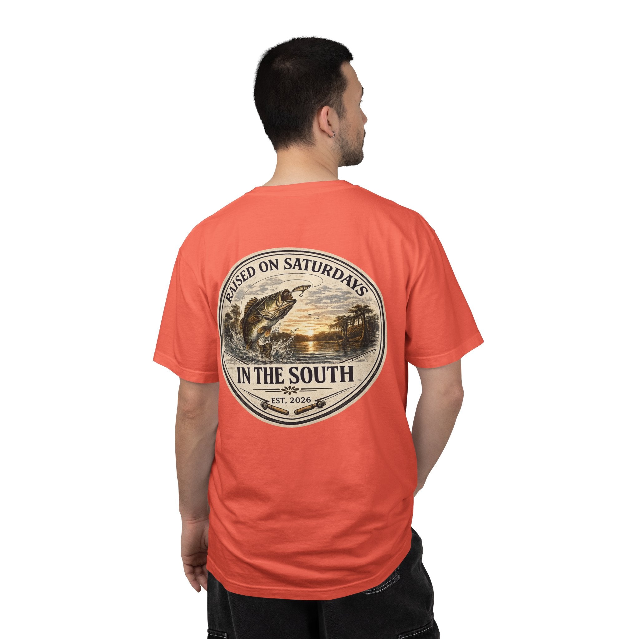 Raised On Saturdays In The South Classic T-Shirt- Fishin Season