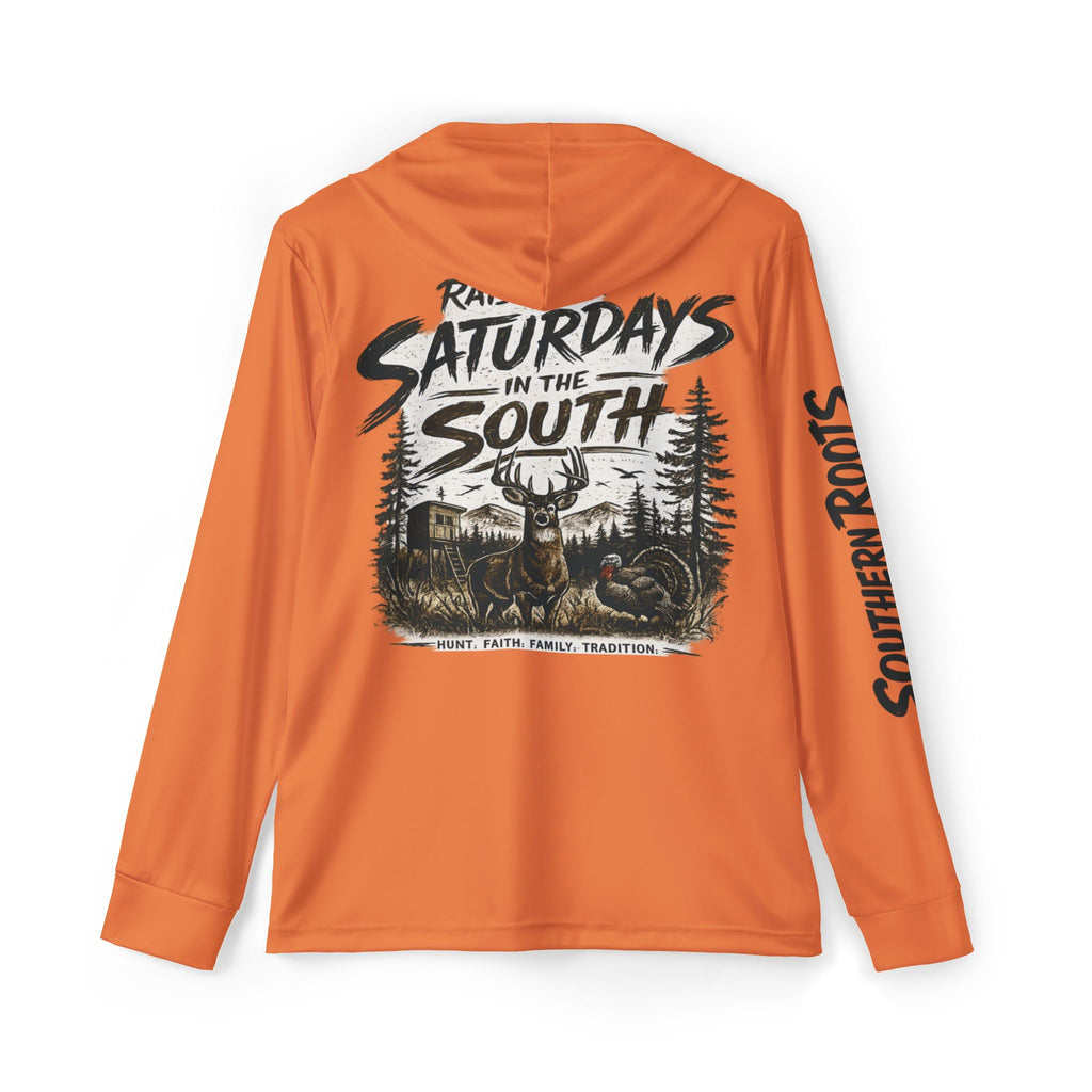 Raised On Saturdays In The South -Southern Roots Timeless Tradition Performance Hoodie-Hunting