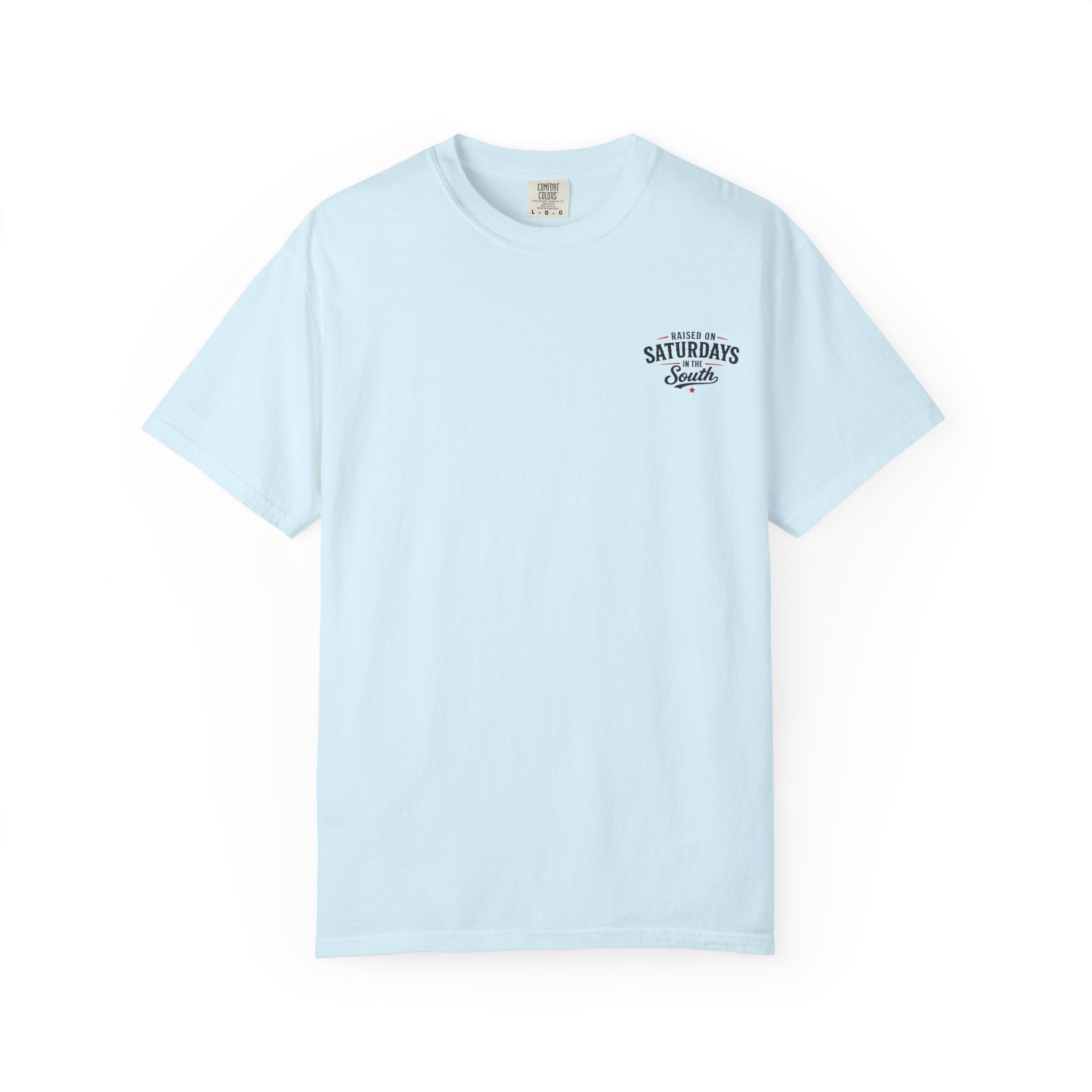 Raised On Saturdays In The South T-Shirt — Circle Of Freedom-4th Of July Collection