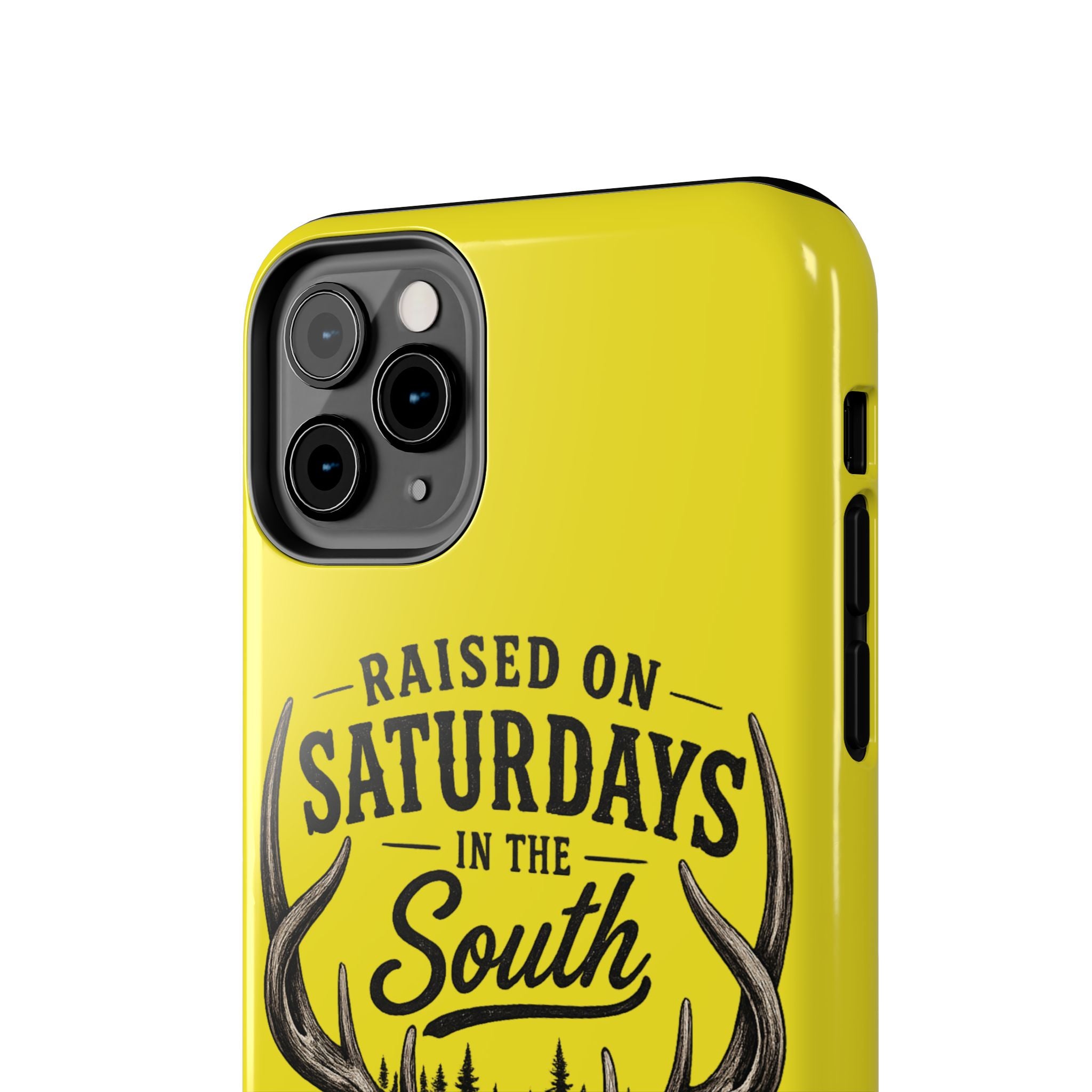 Raised On Saturdays In The South Phone Case-Spread Runs Deep In The Woods-(yellow)