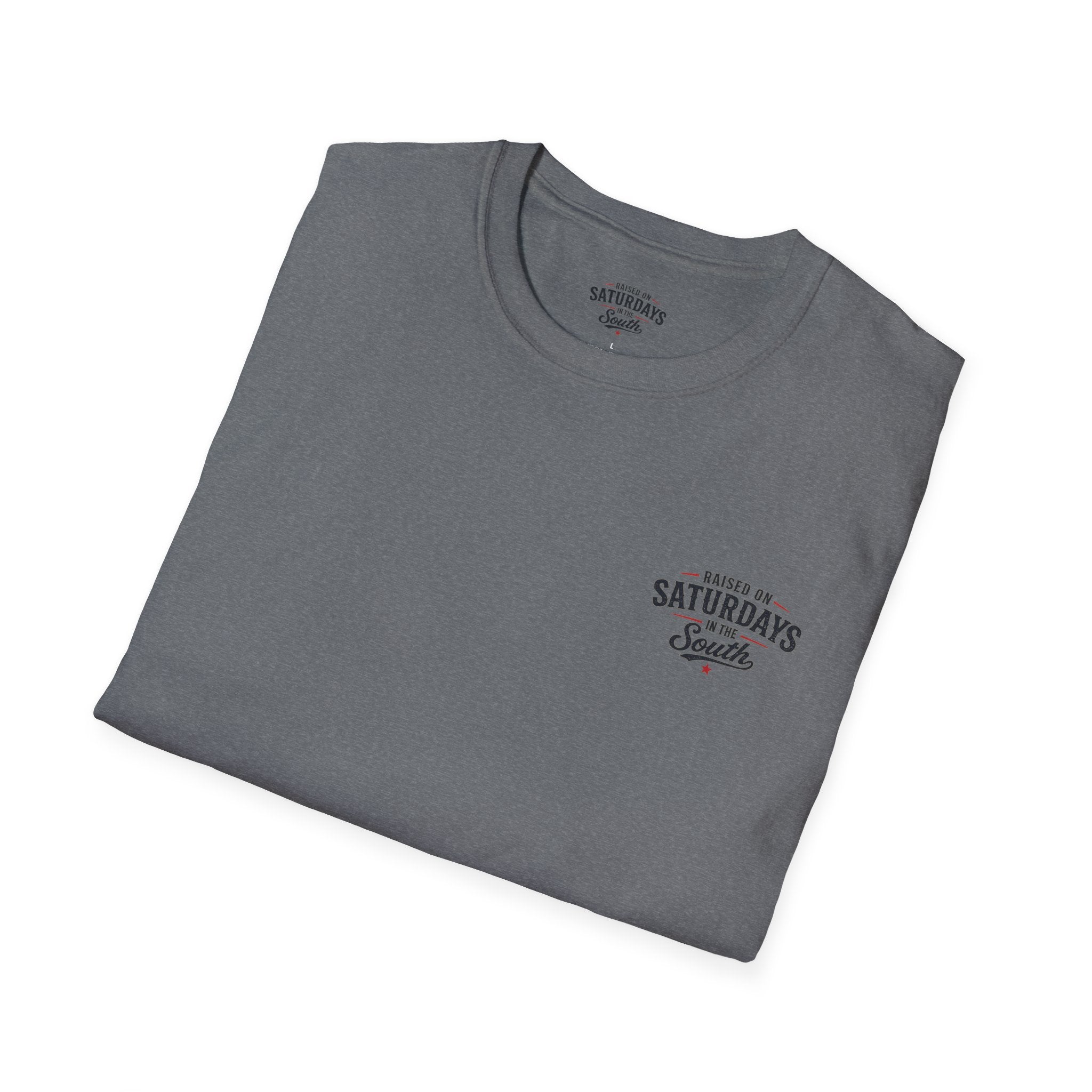 Raised On Saturdays In The South Vintage T-Shirt-Girl Dad Fishing Buddy-Father's Day Collection