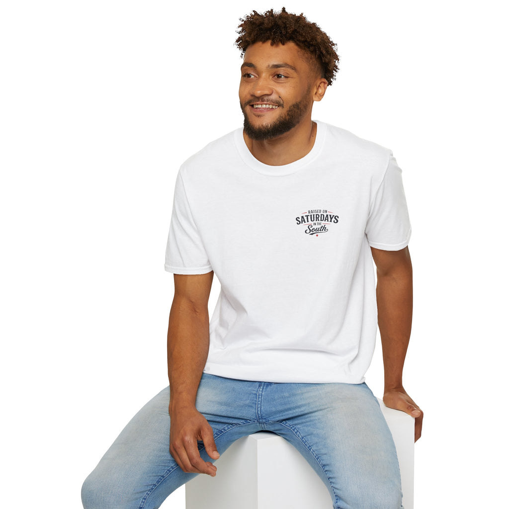 "Raised On Saturdays In The South" Vintage T-Shirt-Saturdays Are Made For Fishin
