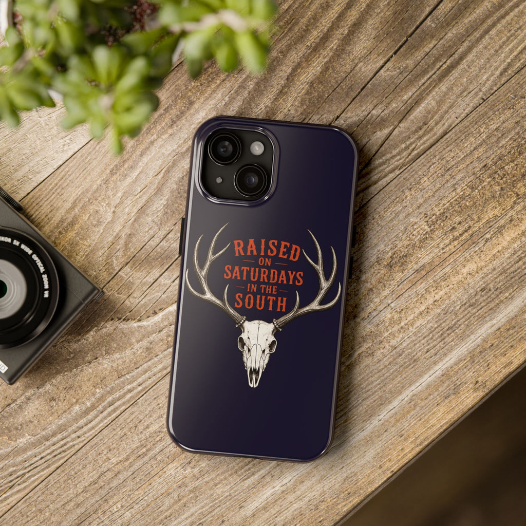 The Spreads Runs Deep In The Woods Phone Case-(blue)