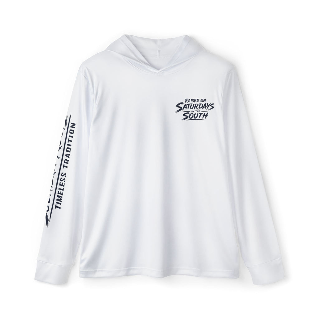Raised on Saturdays in the South-Southern Roots Timeless Tradition performance hoodie fishing